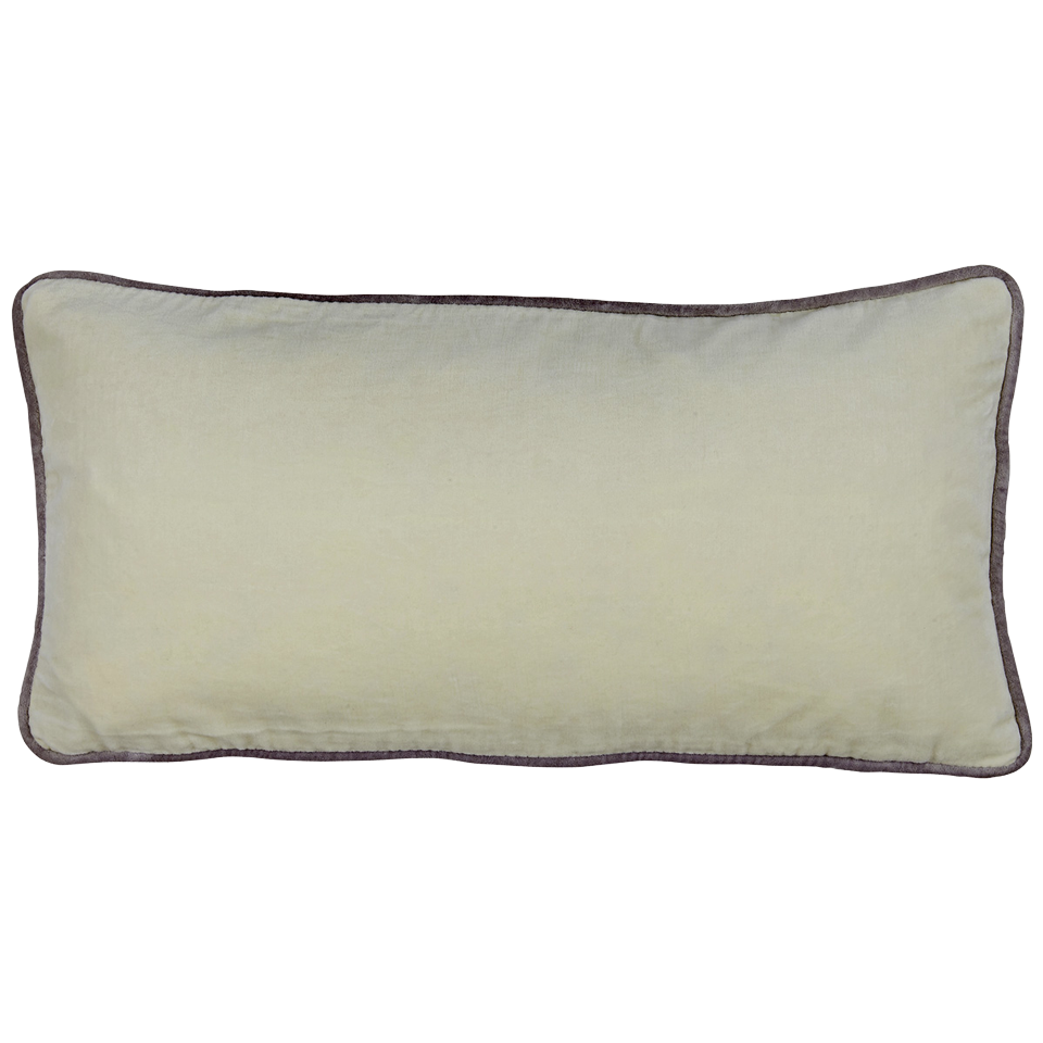 LIV interior Kissenhülle aus Samt 30x60 cm Ecru