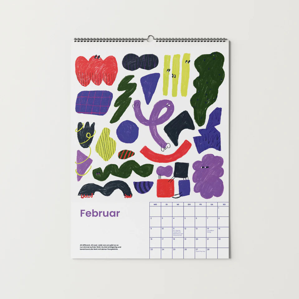 Girls in Motion Kalender "Girls support Girls 2026" DIN A4