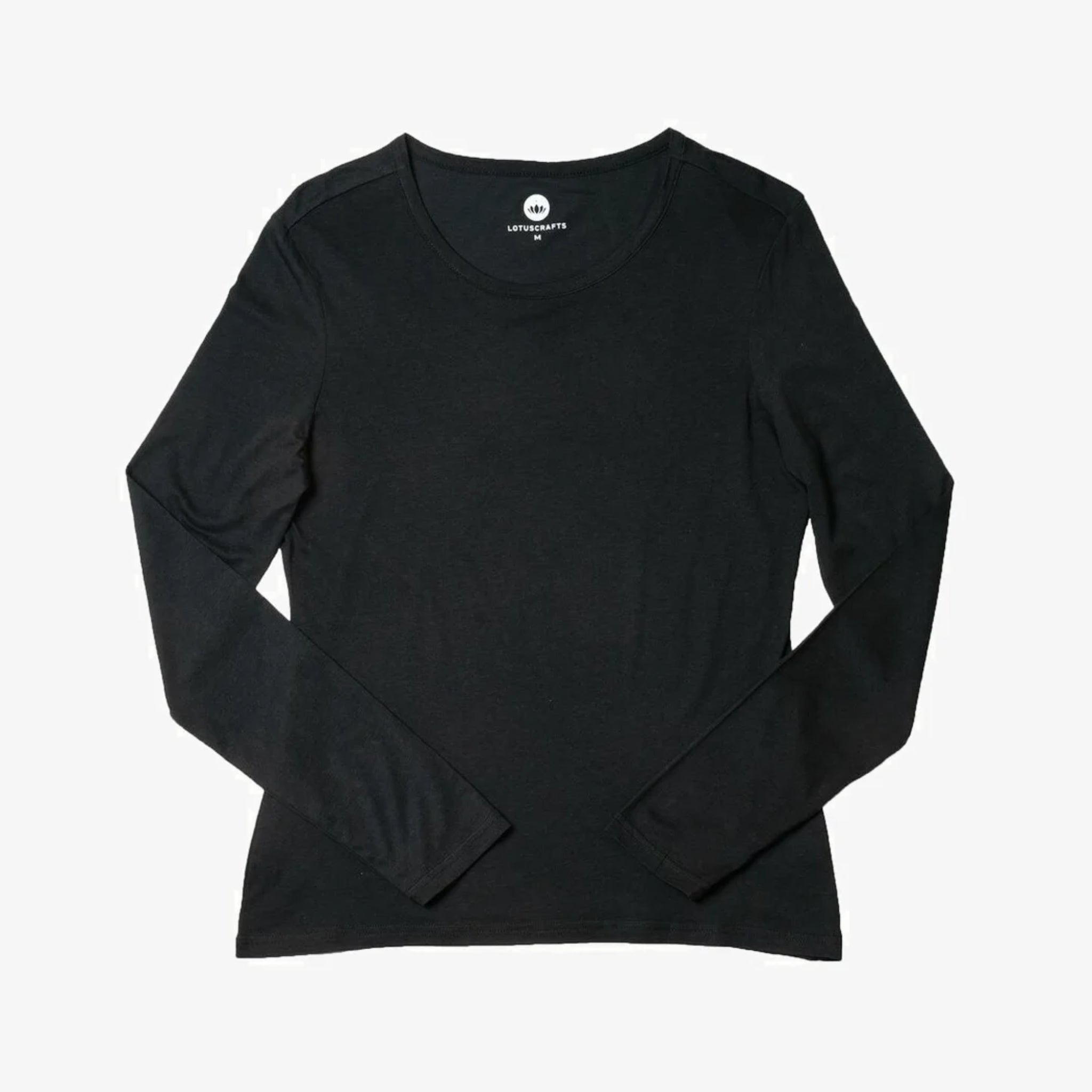 Lotuscrafts Langarmshirt Bamboo Long Sleeve XL Schwarz
