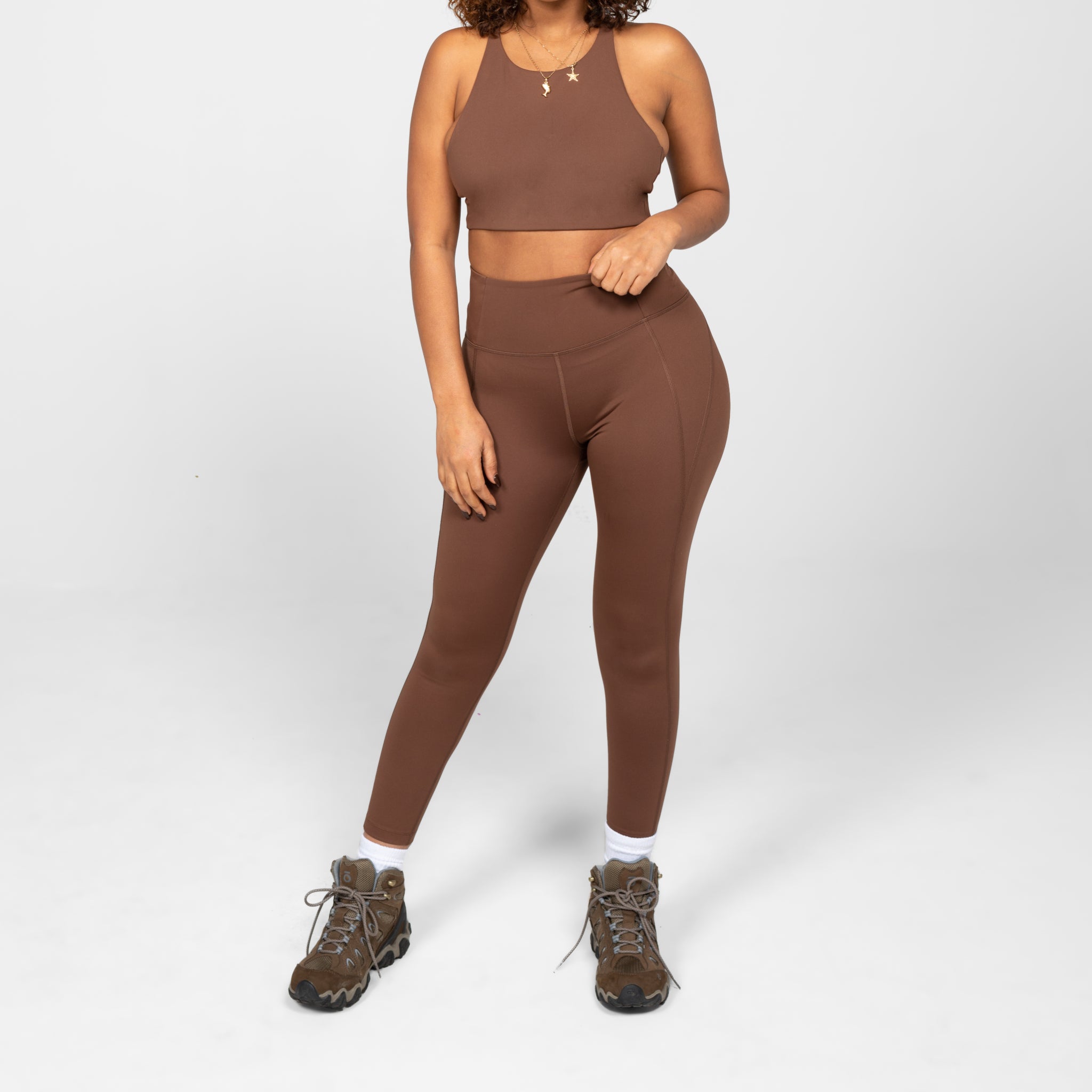 Girlfriend Collective Compressive "High Rise" Legging 7/8 Valley