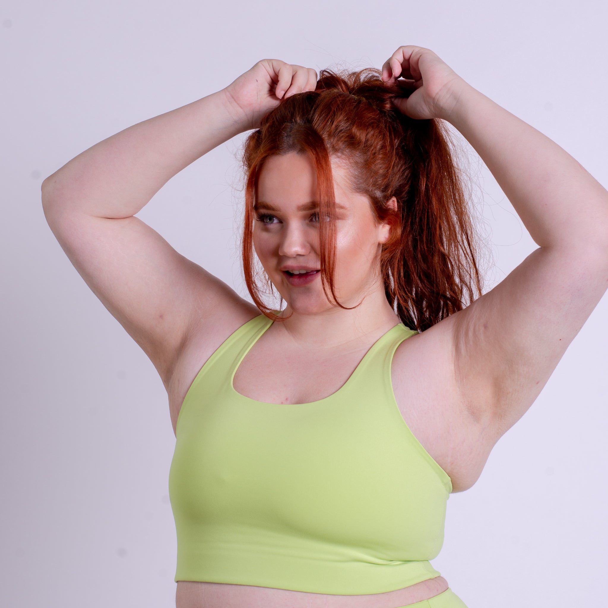Girlfriend Collective Sport-BH "Paloma" Key Lime