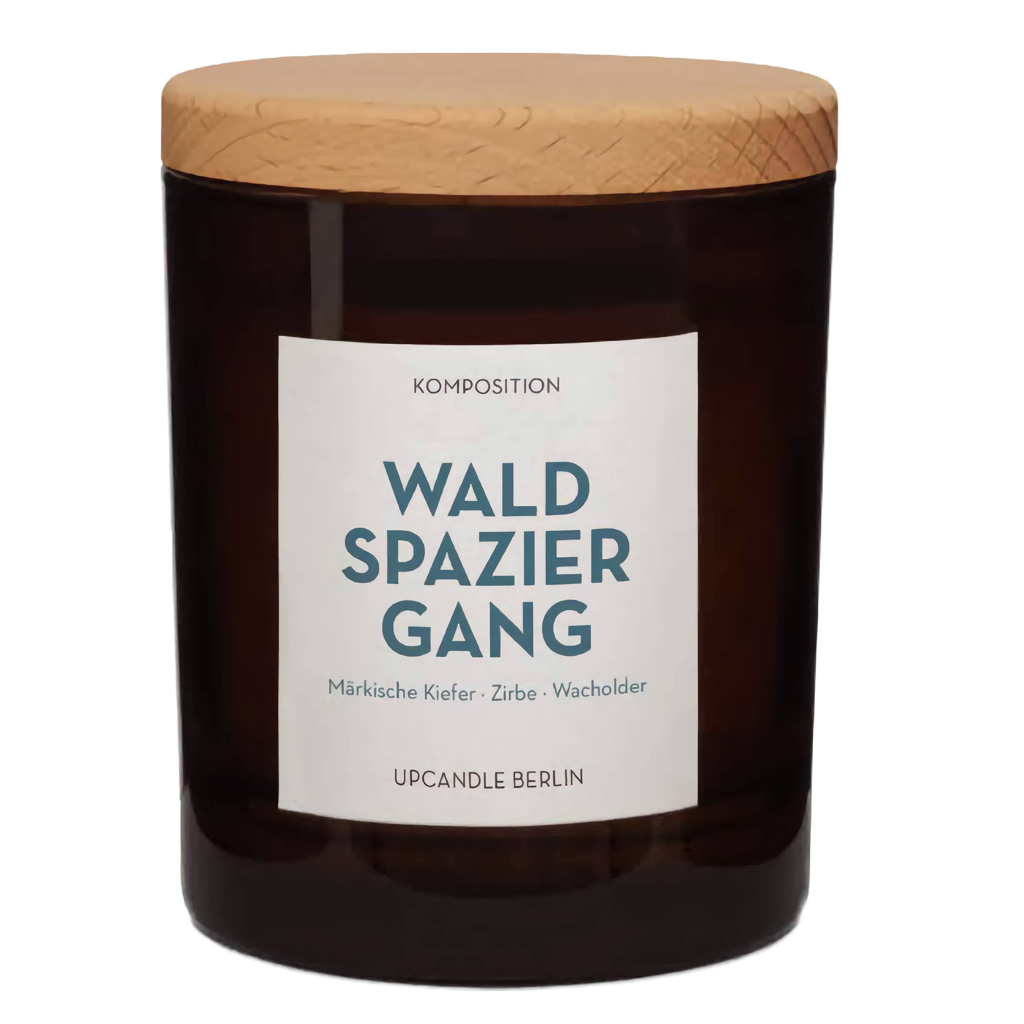UpCandle Duftkerze "Waldspaziergang" + Nachfüller 400 g