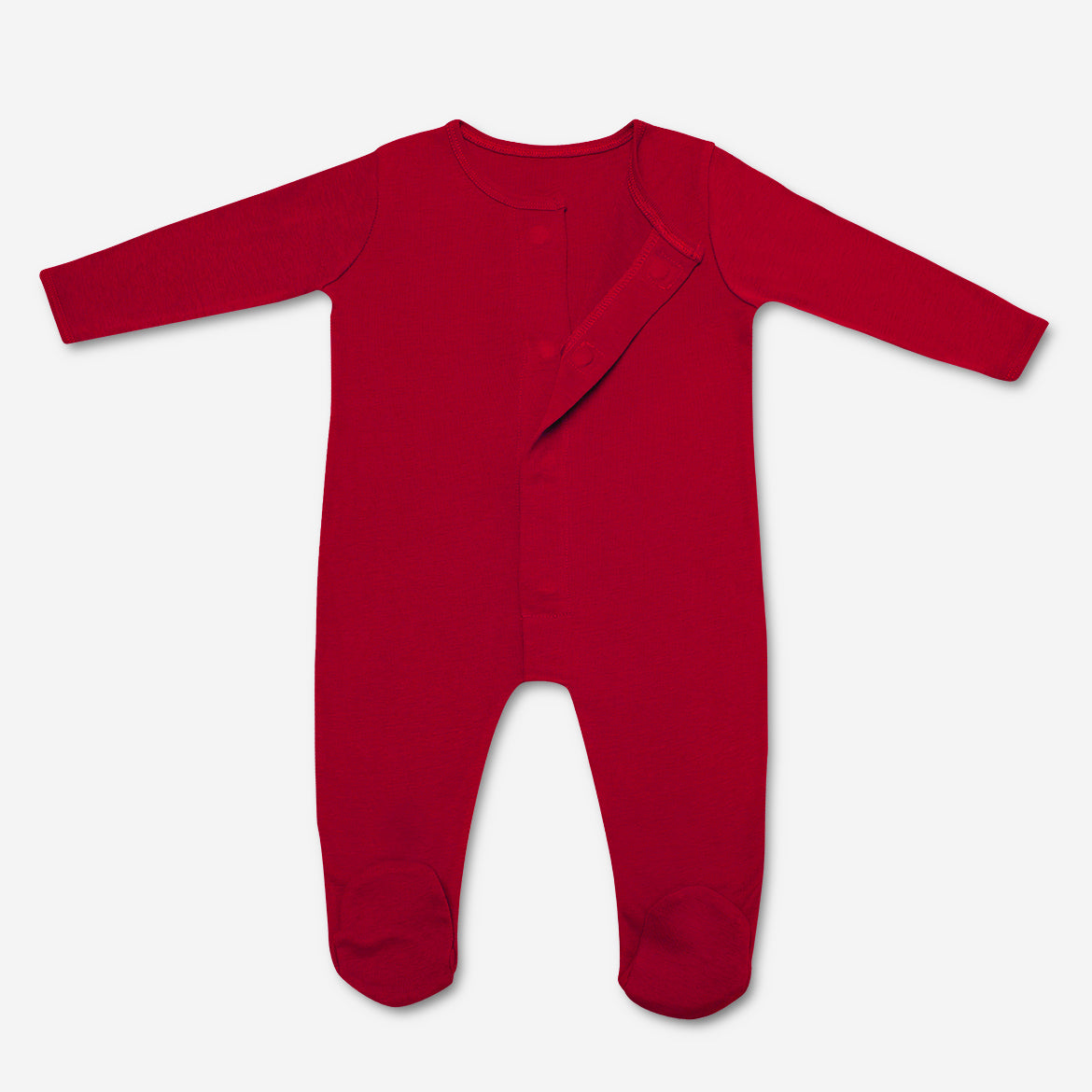 KIDential Strampler mit Fuß Fire Engine Rot