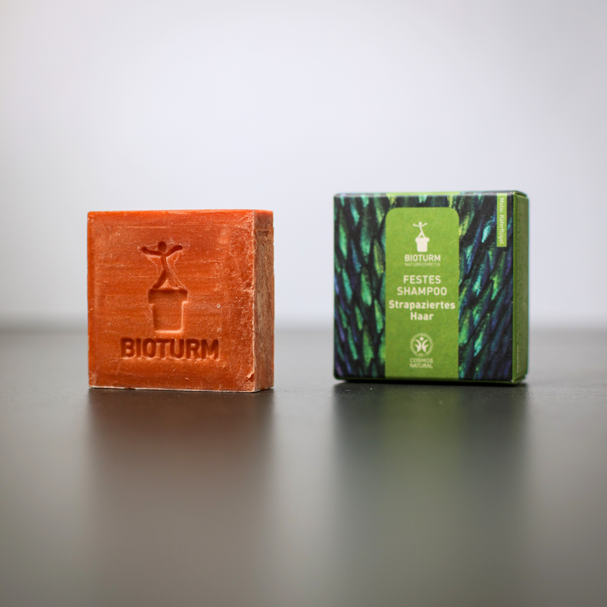 BIOTURM Festes Shampoo "Strapaziertes Haar" 100 g