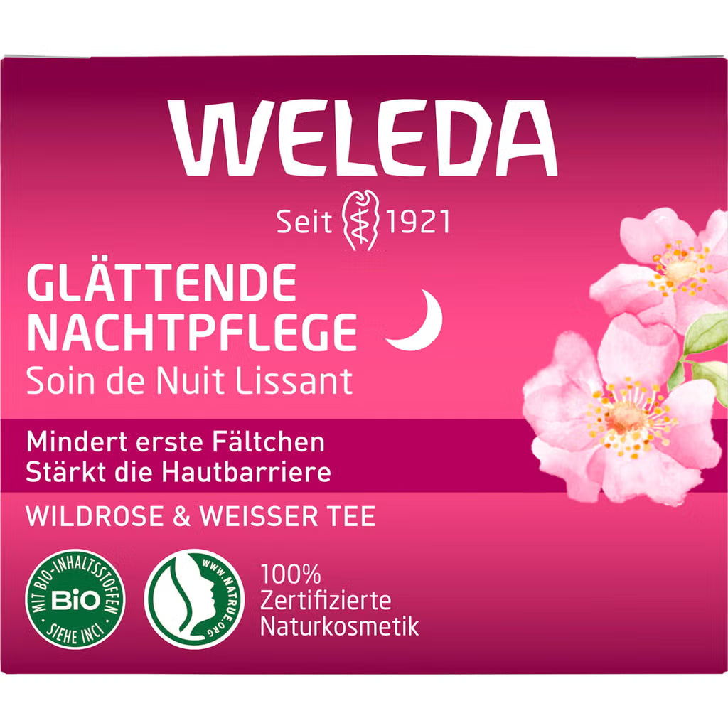 Weleda Glättende Nachtpflege Wildrose & Weißer Tee 40 g