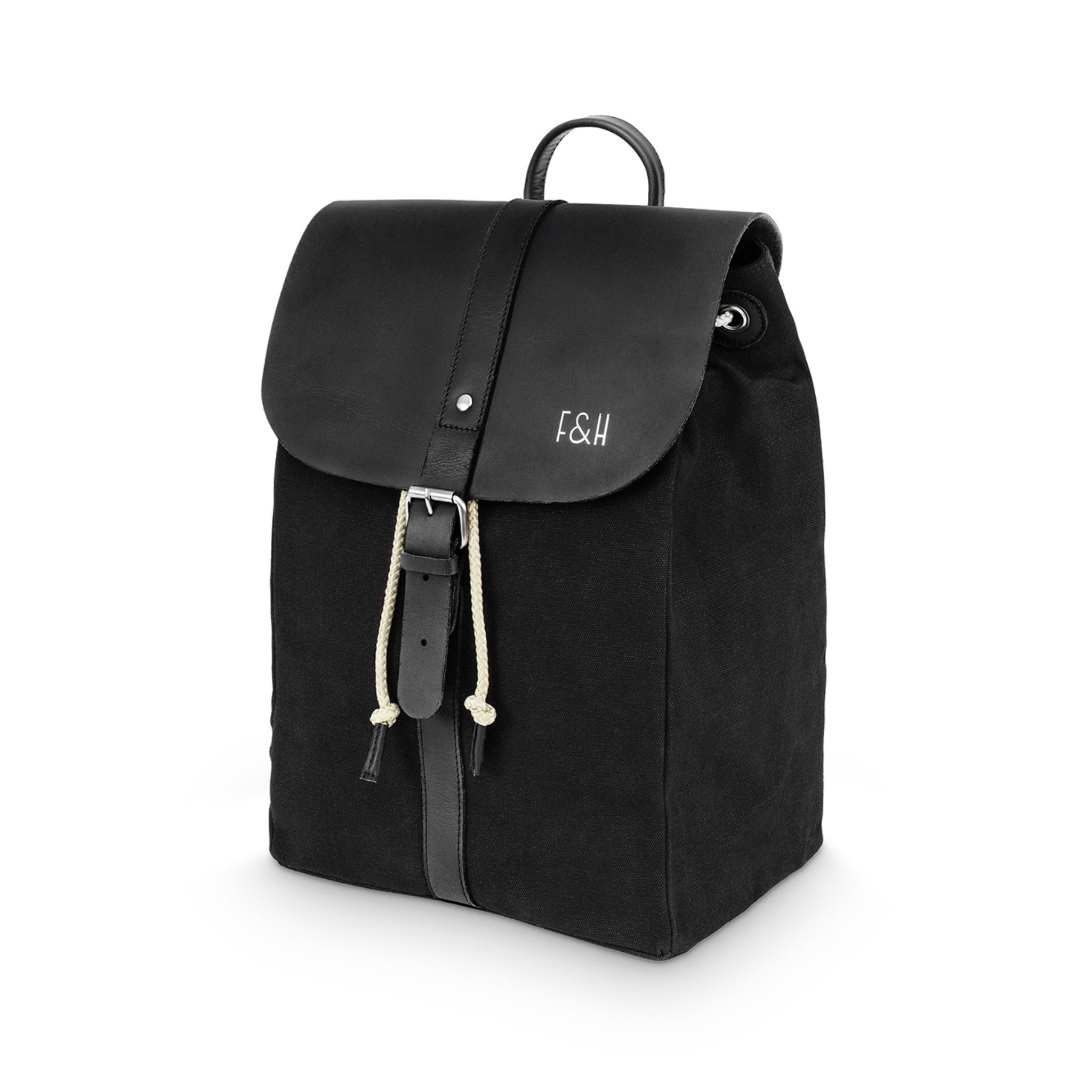 Fitz & Huxley Rucksack "EQUINOX" Schwarz