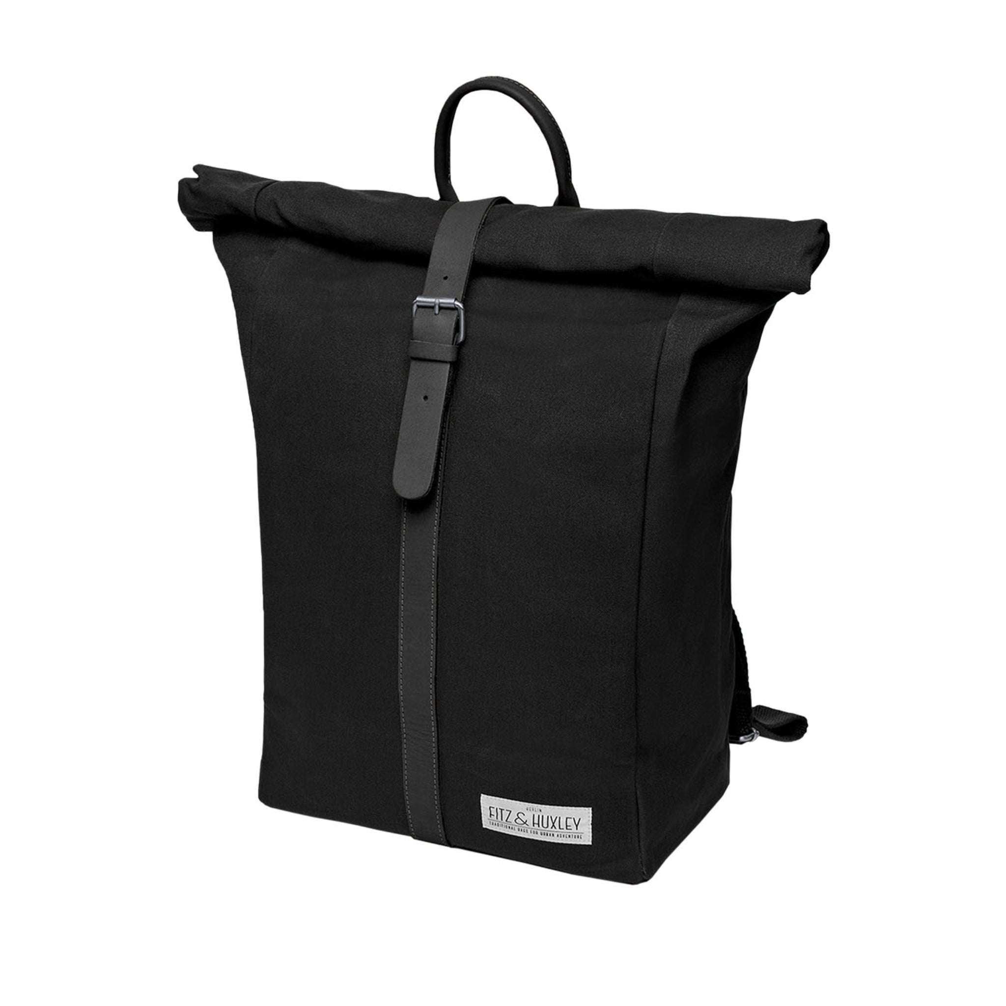 Fitz & Huxley Rucksack "CURATOR" Big Schwarz