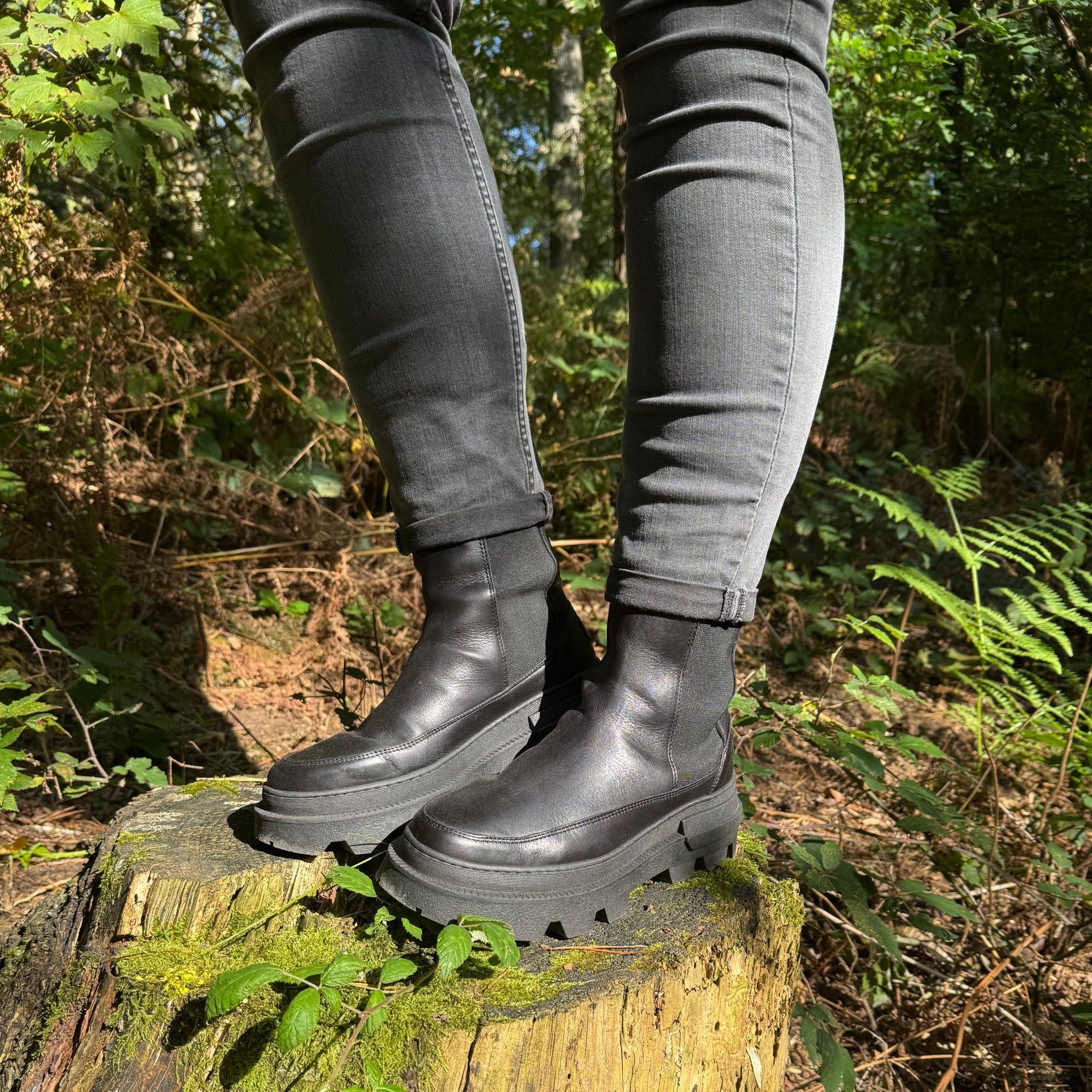 Espadrij l´originale "Chelsea Mid Boot Leather"