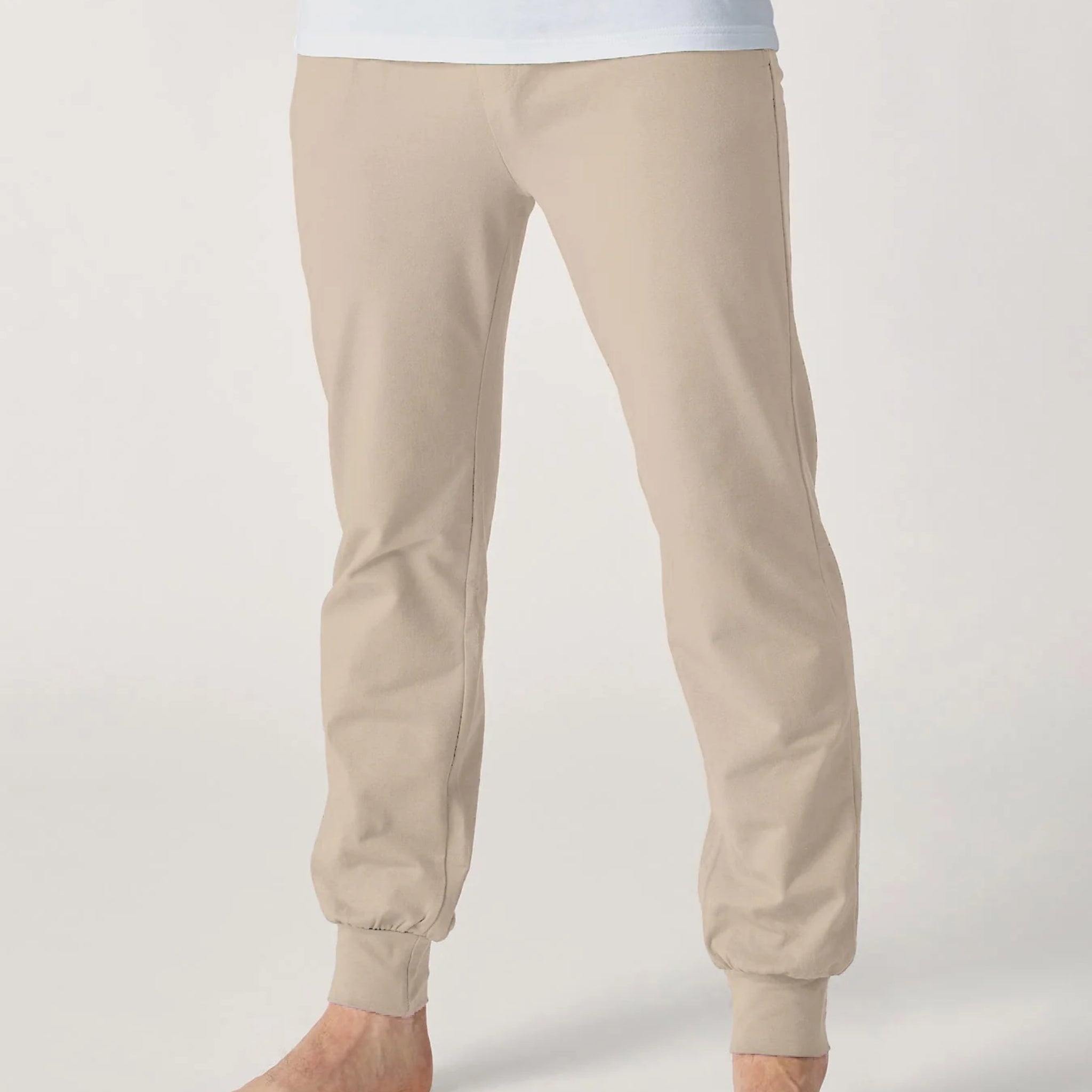 Lotuscrafts Organic Mens Yoga Pants XS Light Taupe