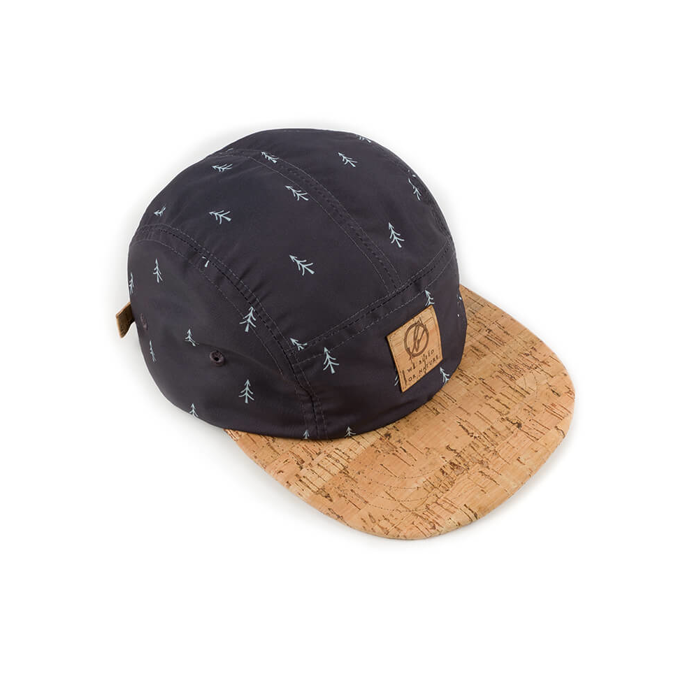 bleed clothing 5-Panel Cork Cap Fichtel Grey