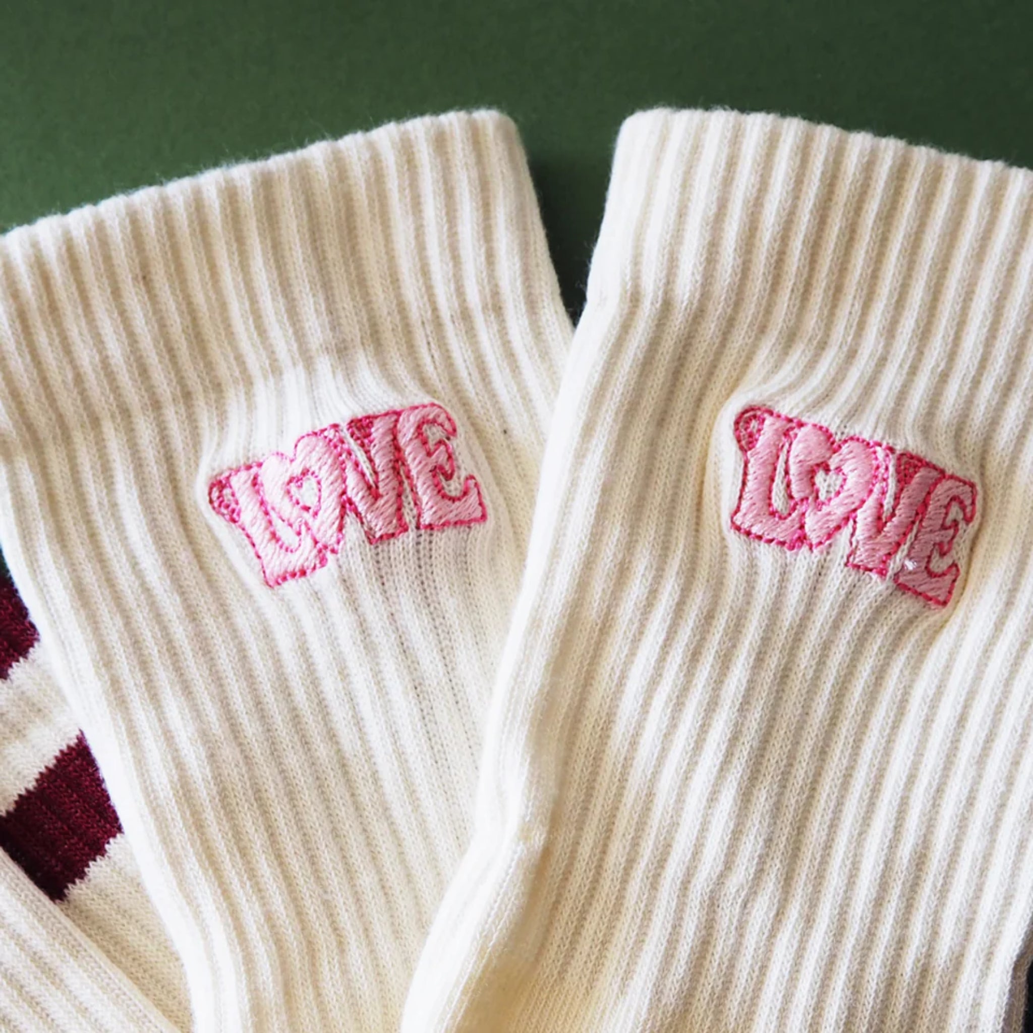 Jutelaune Socken "Love Socks" Beige