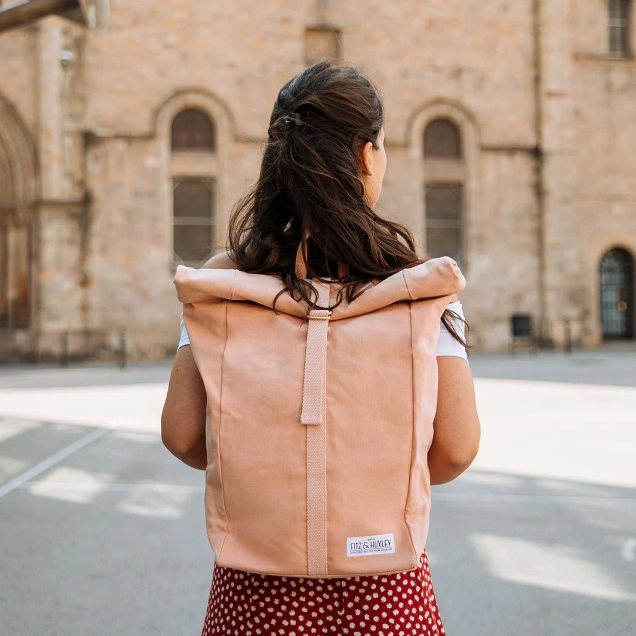 Fitz & Huxley Rucksack "CONVEYOR" Big Blossom VEGAN