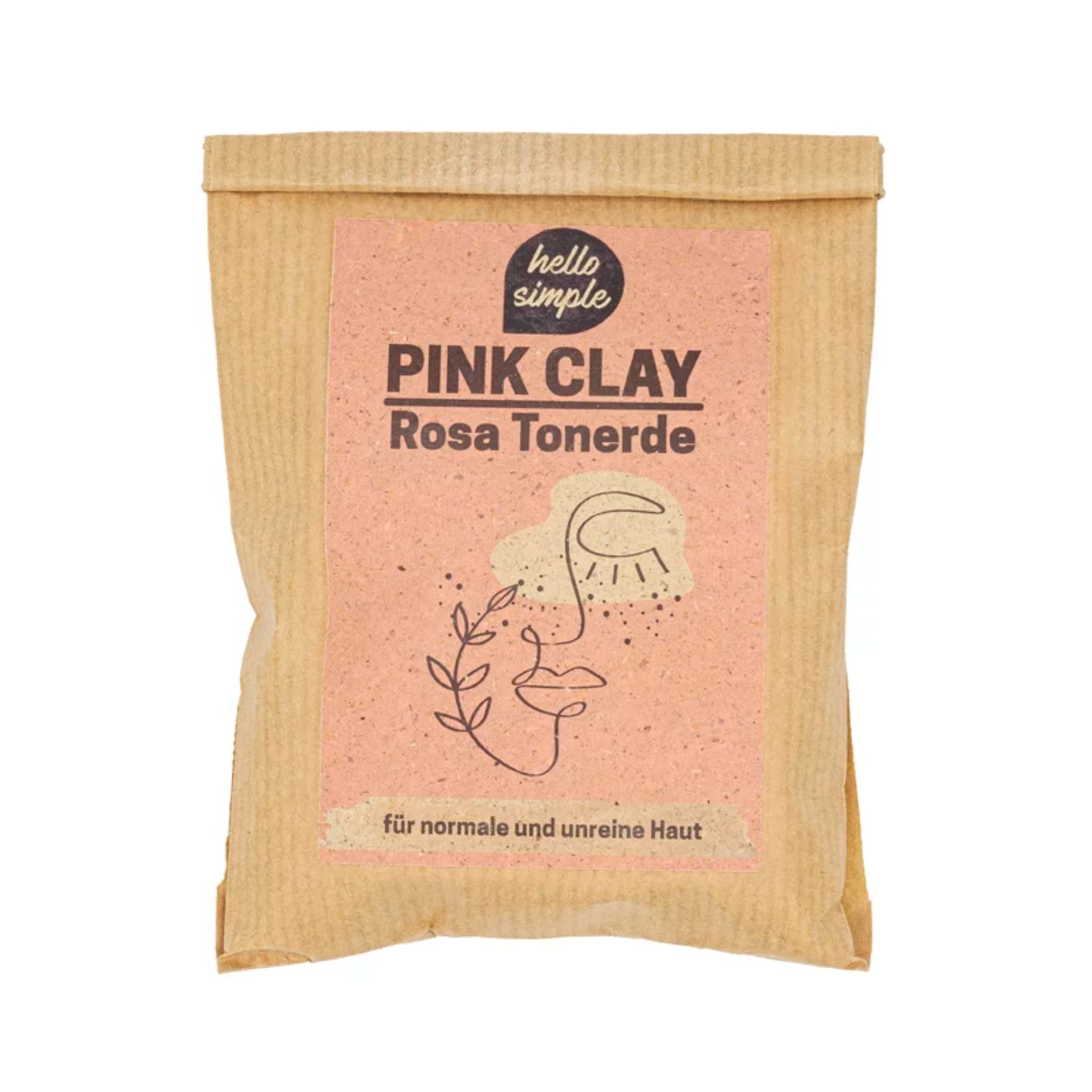 hello simple DIY Gesichtsmaske "Pink Clay" 120 g