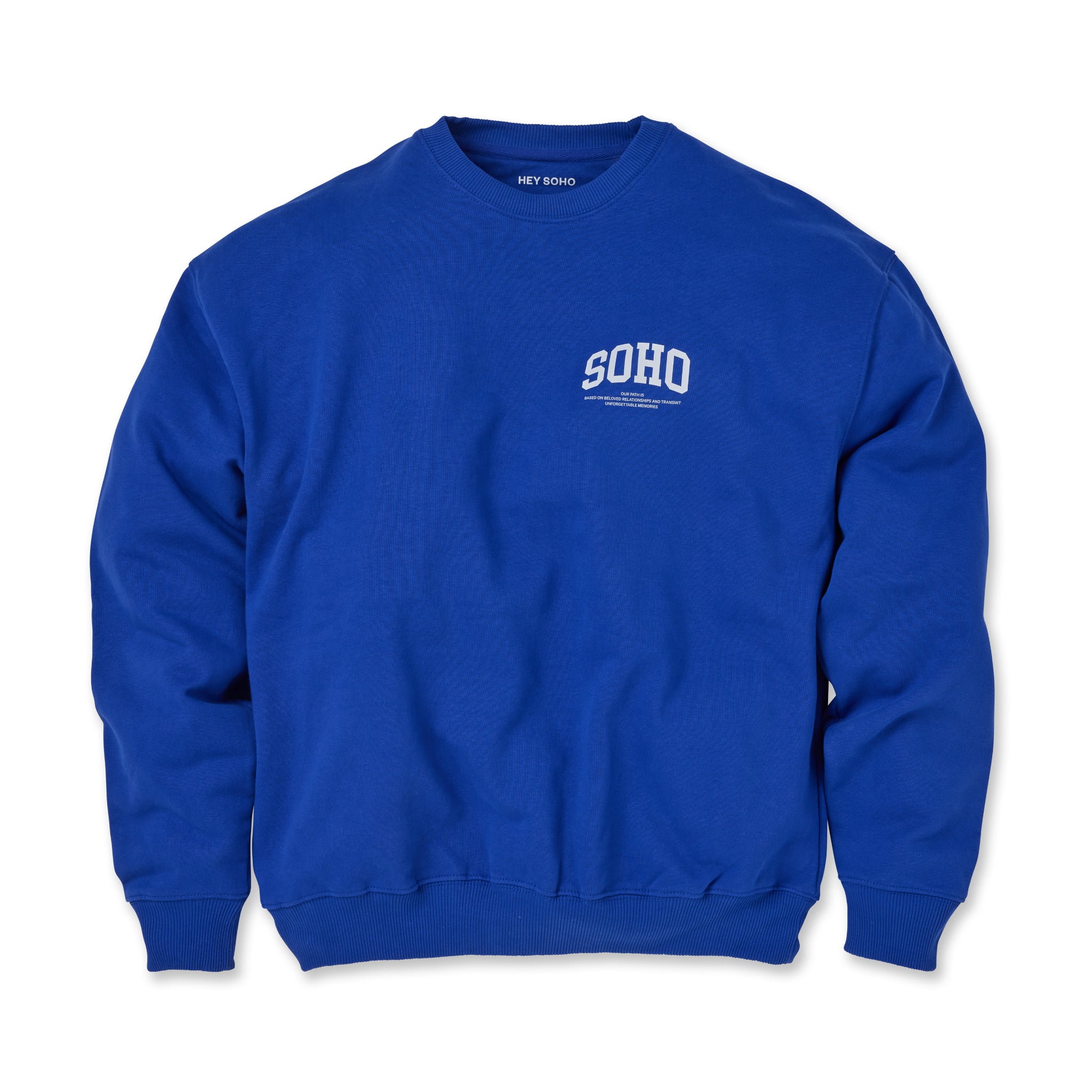 hey soho Sweater "Soho College" Blau