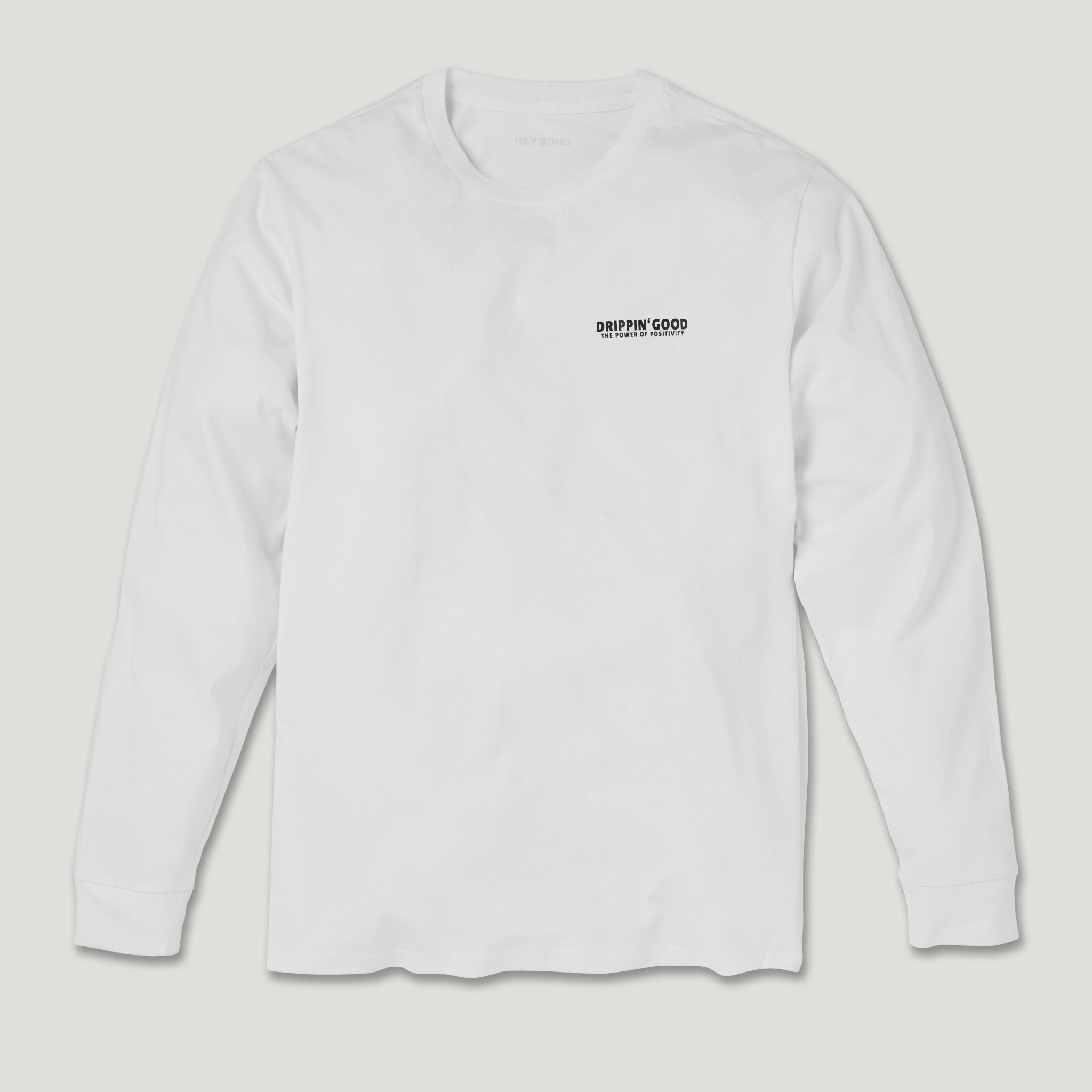 hey soho Longsleeve "Drippin Good" Weiß