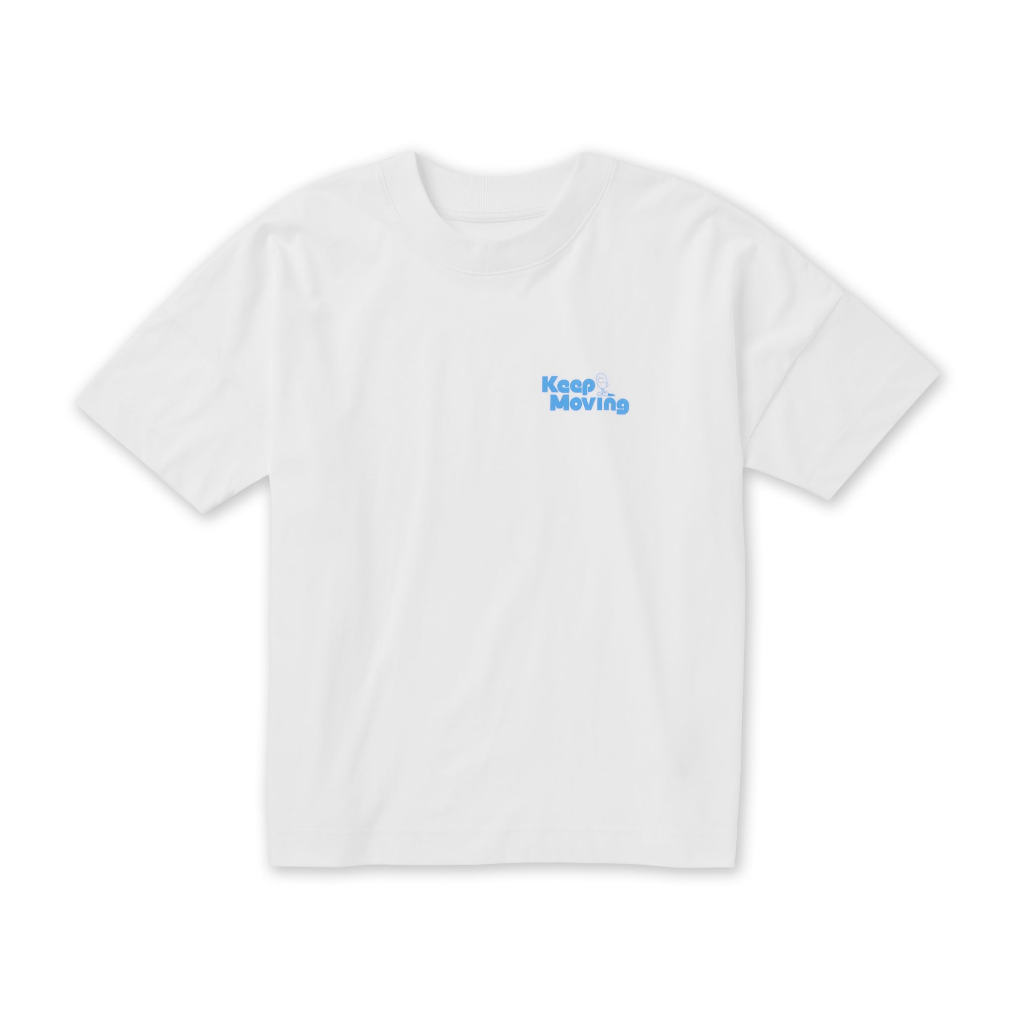 hey soho T-Shirt "Keep Moving" Weiß