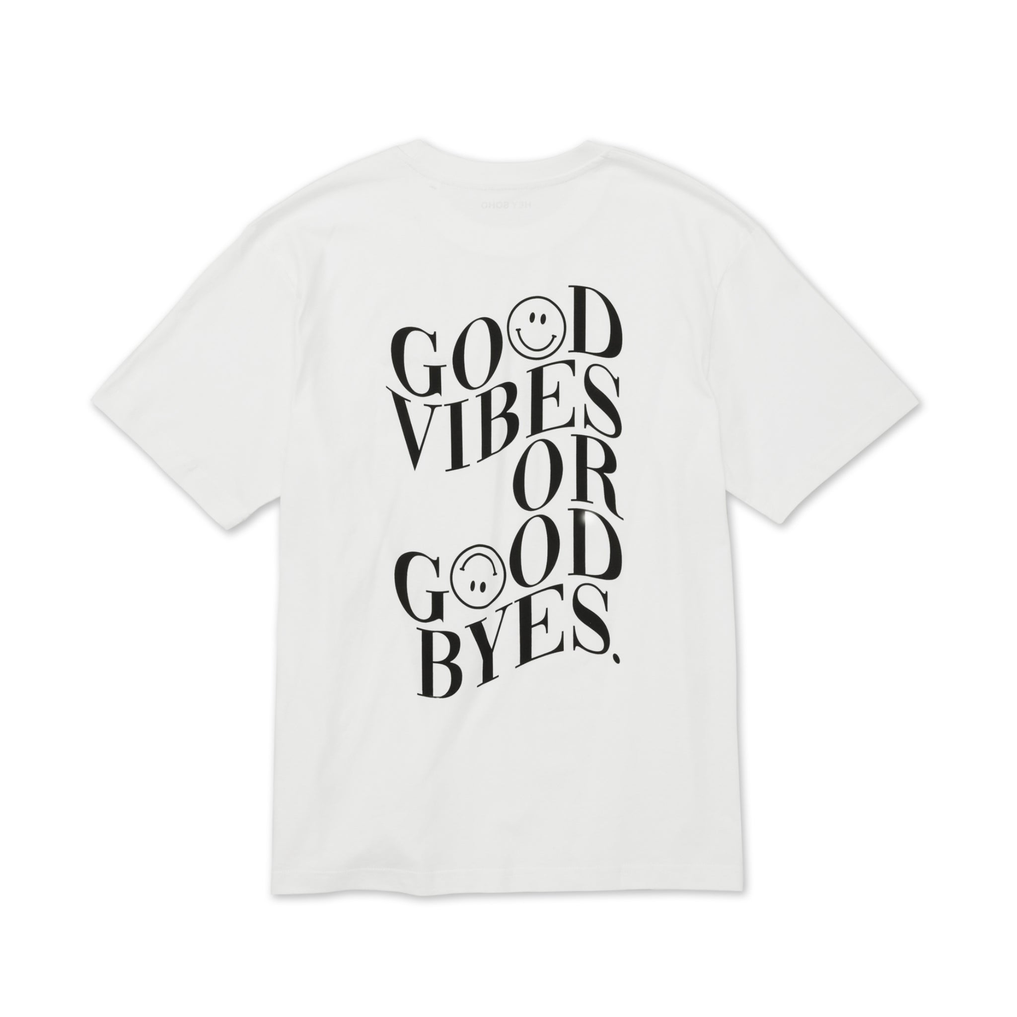hey soho T-Shirt "Good Vibes" Weiß