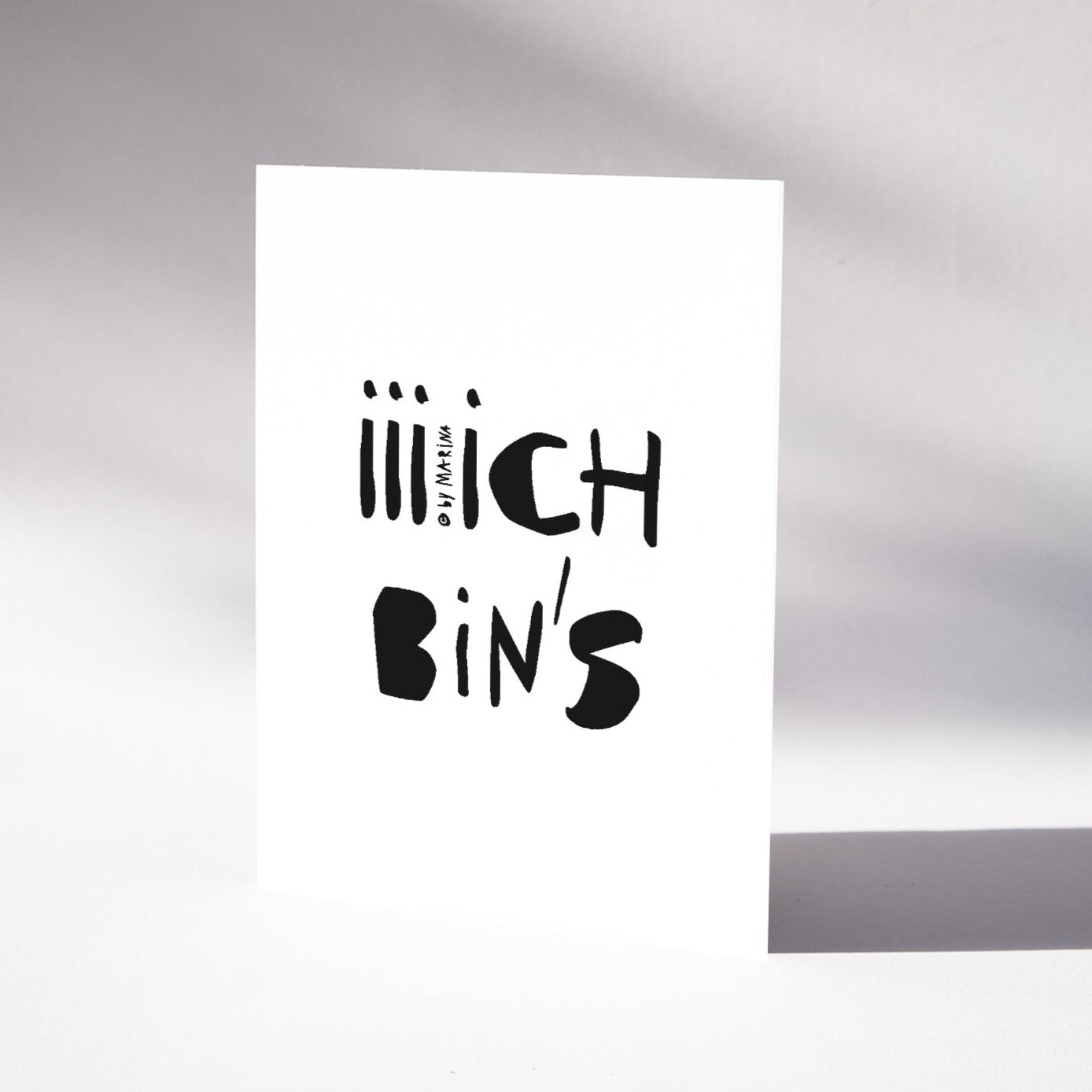 MARI&ANNE Postkarte Ich bins DIN A6