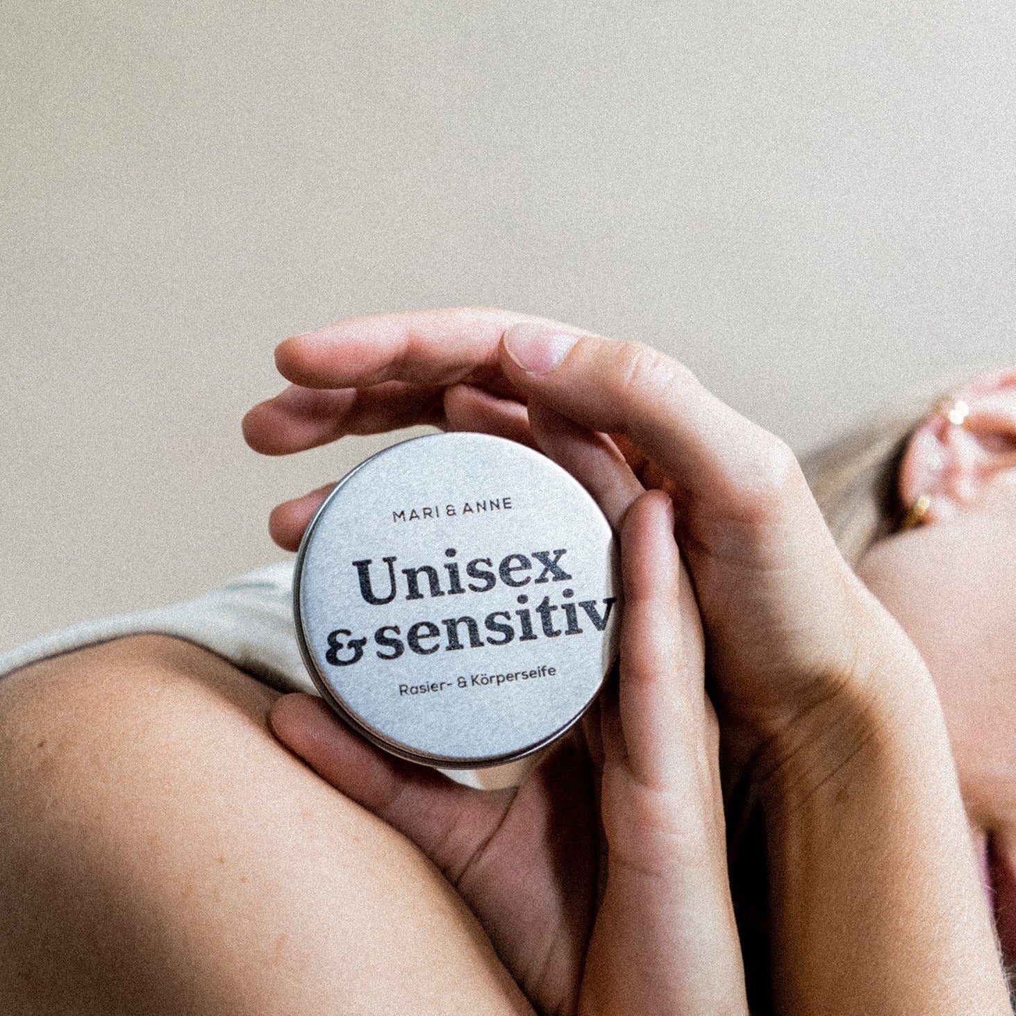 MARI&ANNE Rasierseife mit Dose "Unisex und Mehr" 80g Sensitiv