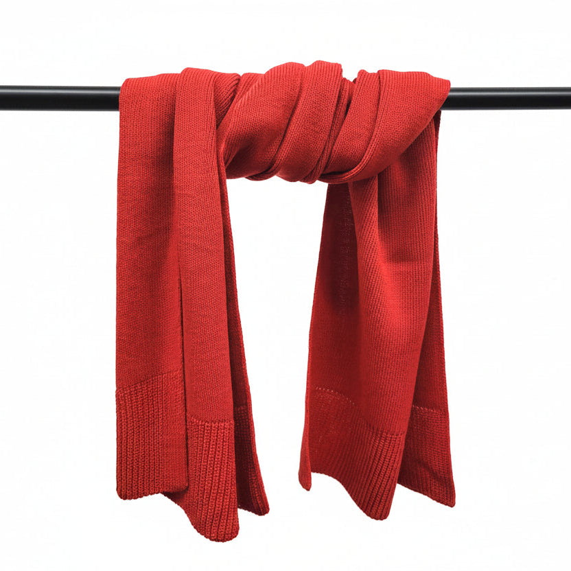 Dein Geschenk: AH-Textil Unisex Schal "MERINO" Farbe: Rot - ab 149 EUR