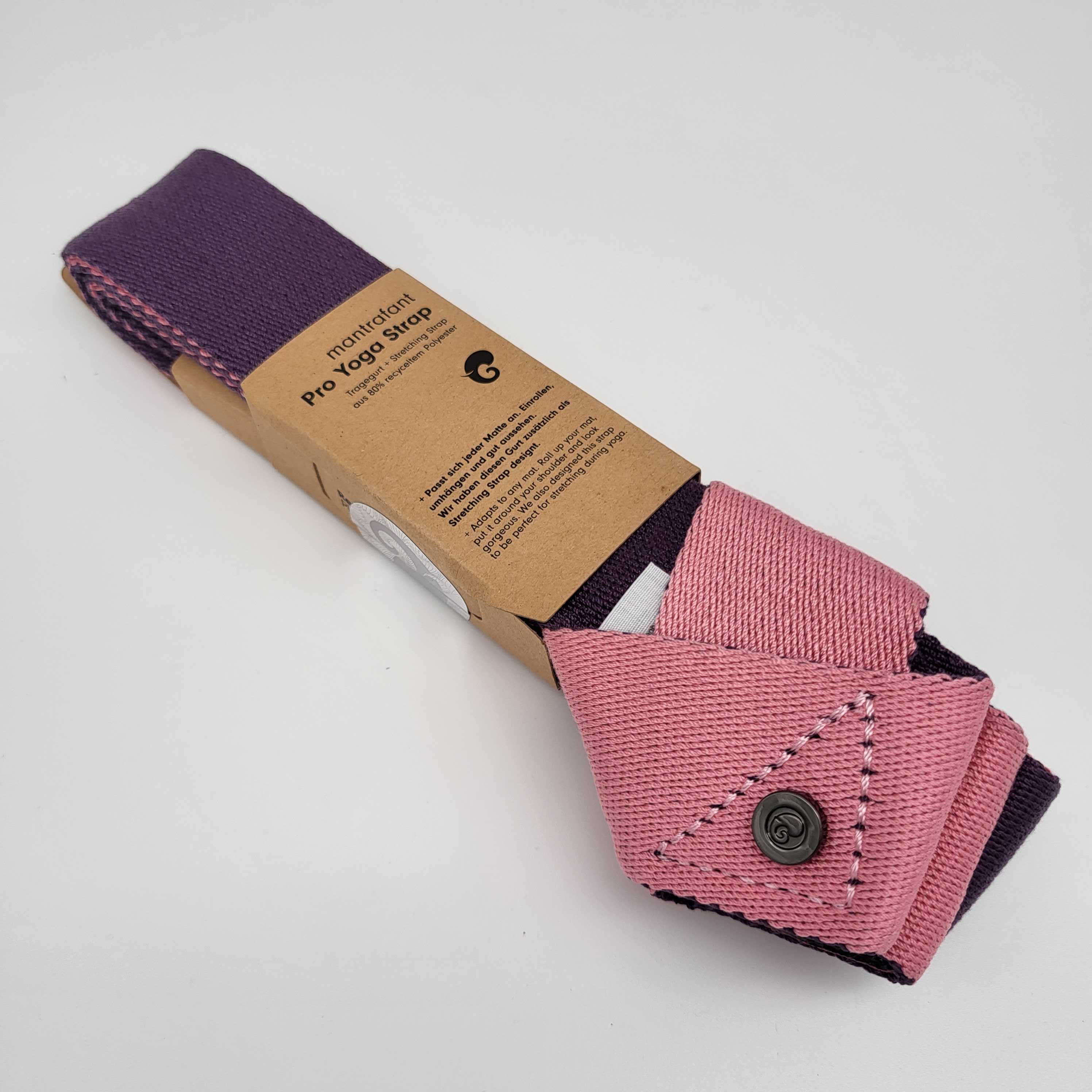 mantrafant Yogastrap und Tragegurt "Pro" Mulberry