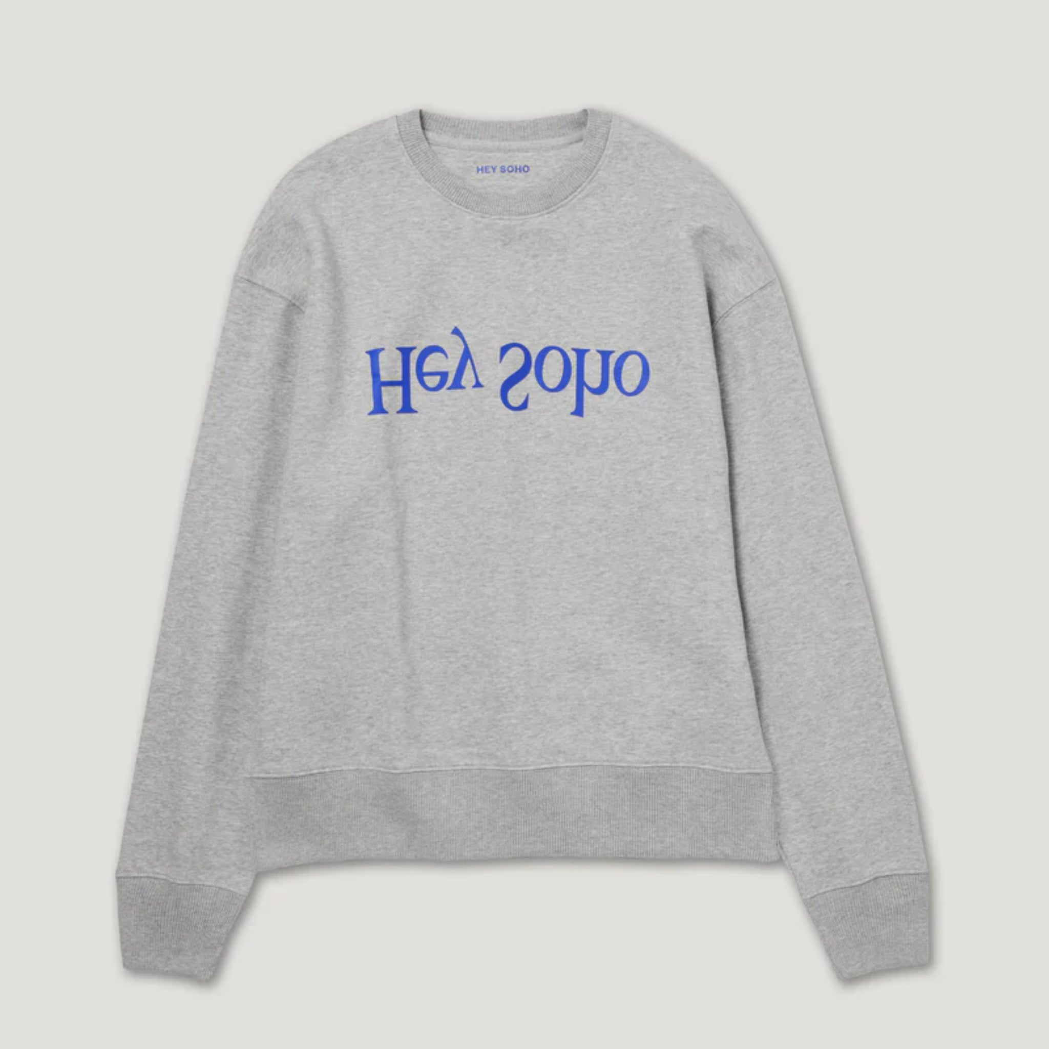 hey soho Sweater "Hey Soho Mirror" Grey