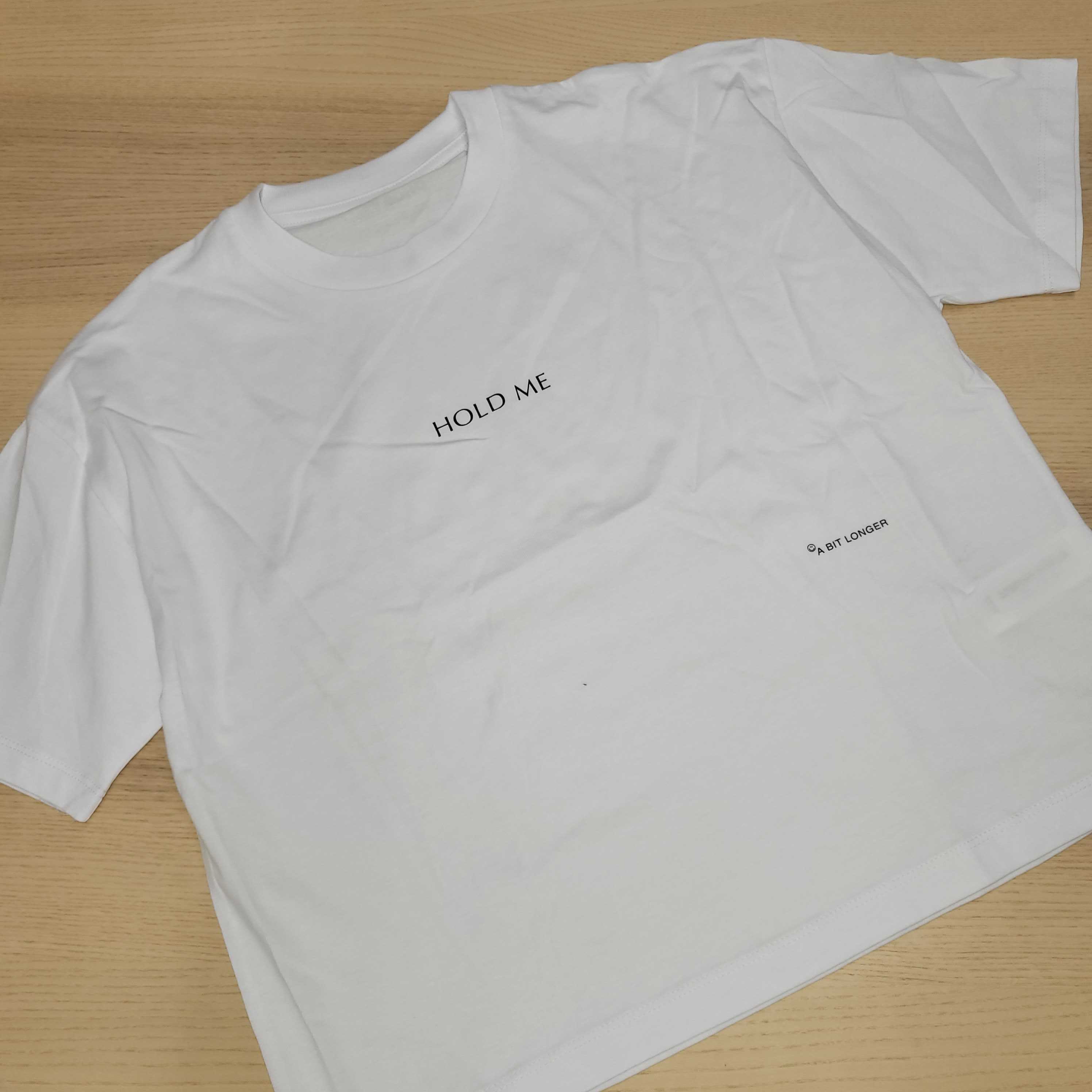 hey soho T-Shirt "Hold me" Weiß