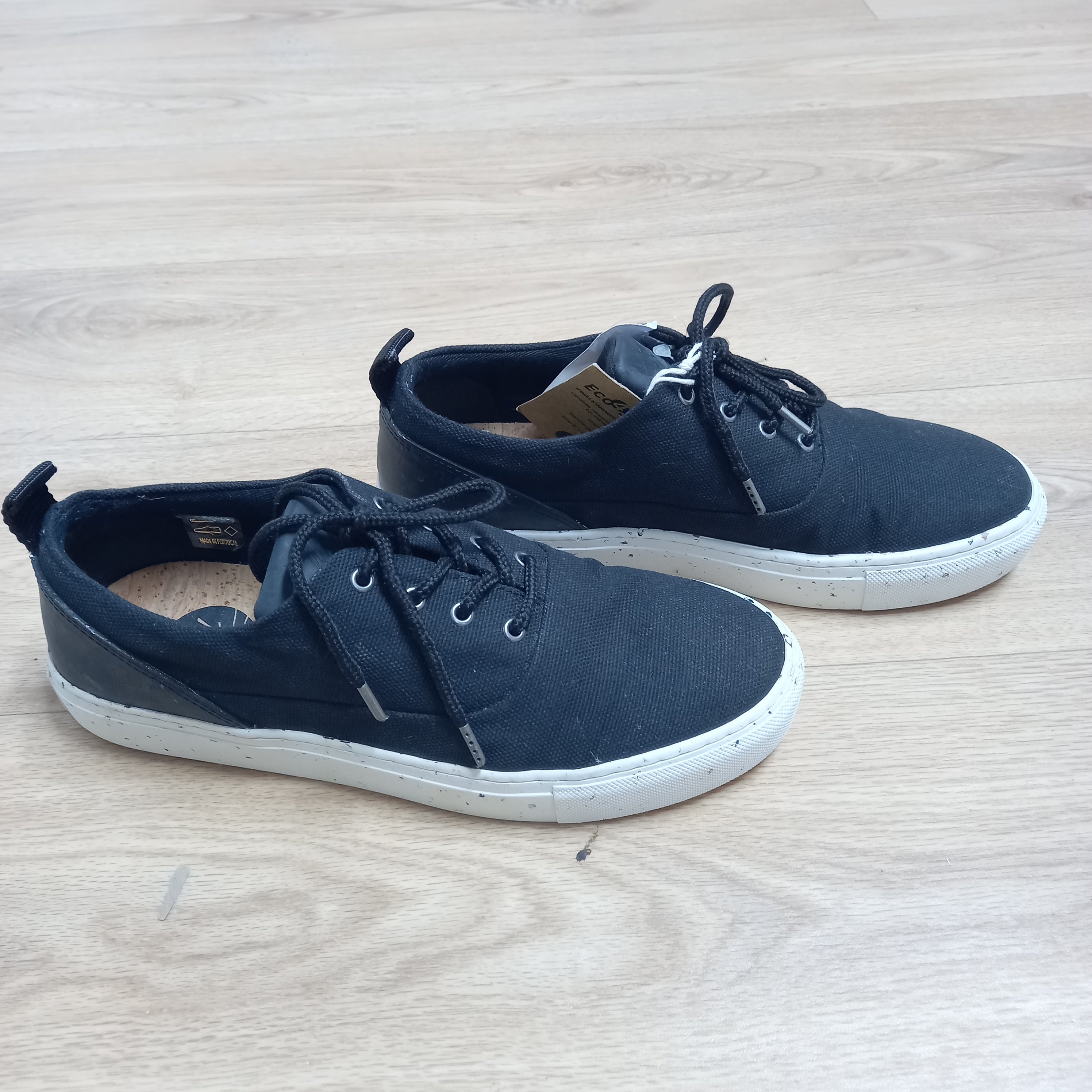 bleed clothing SNEAKER "ECO4" - Dritte Wahl Schwarz Weiß