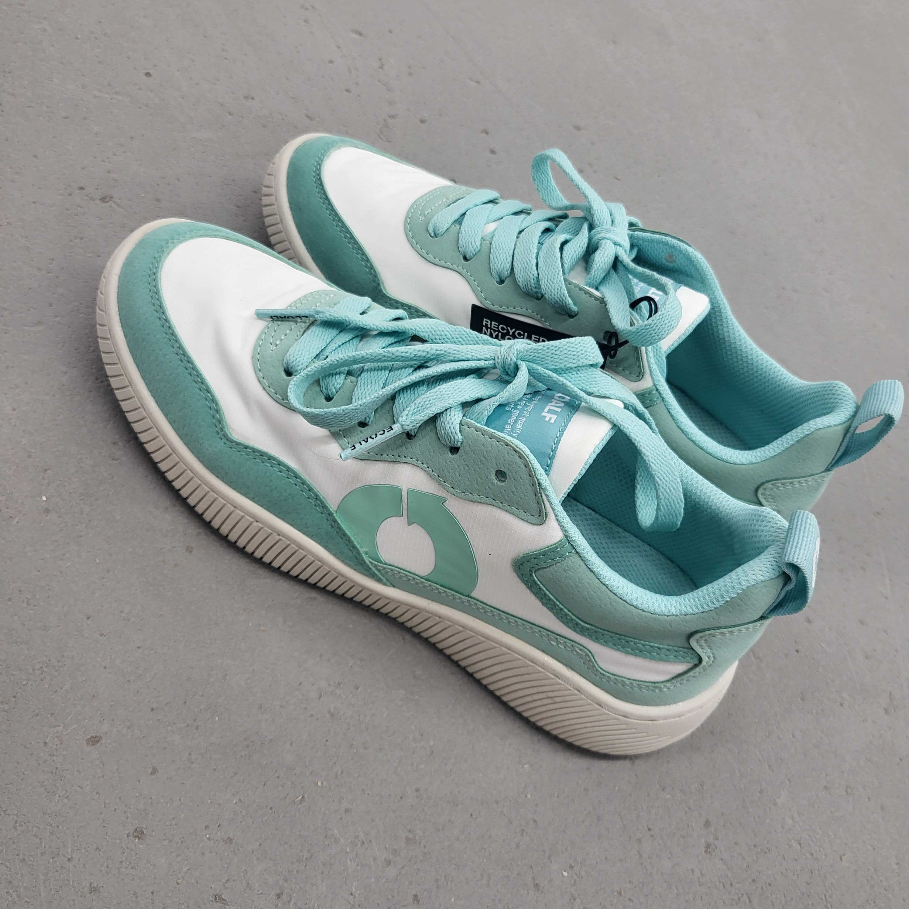 ECOALF Damen Sneaker "ALCUDIANY" 38 Mehrfarbig (Off White Blue)