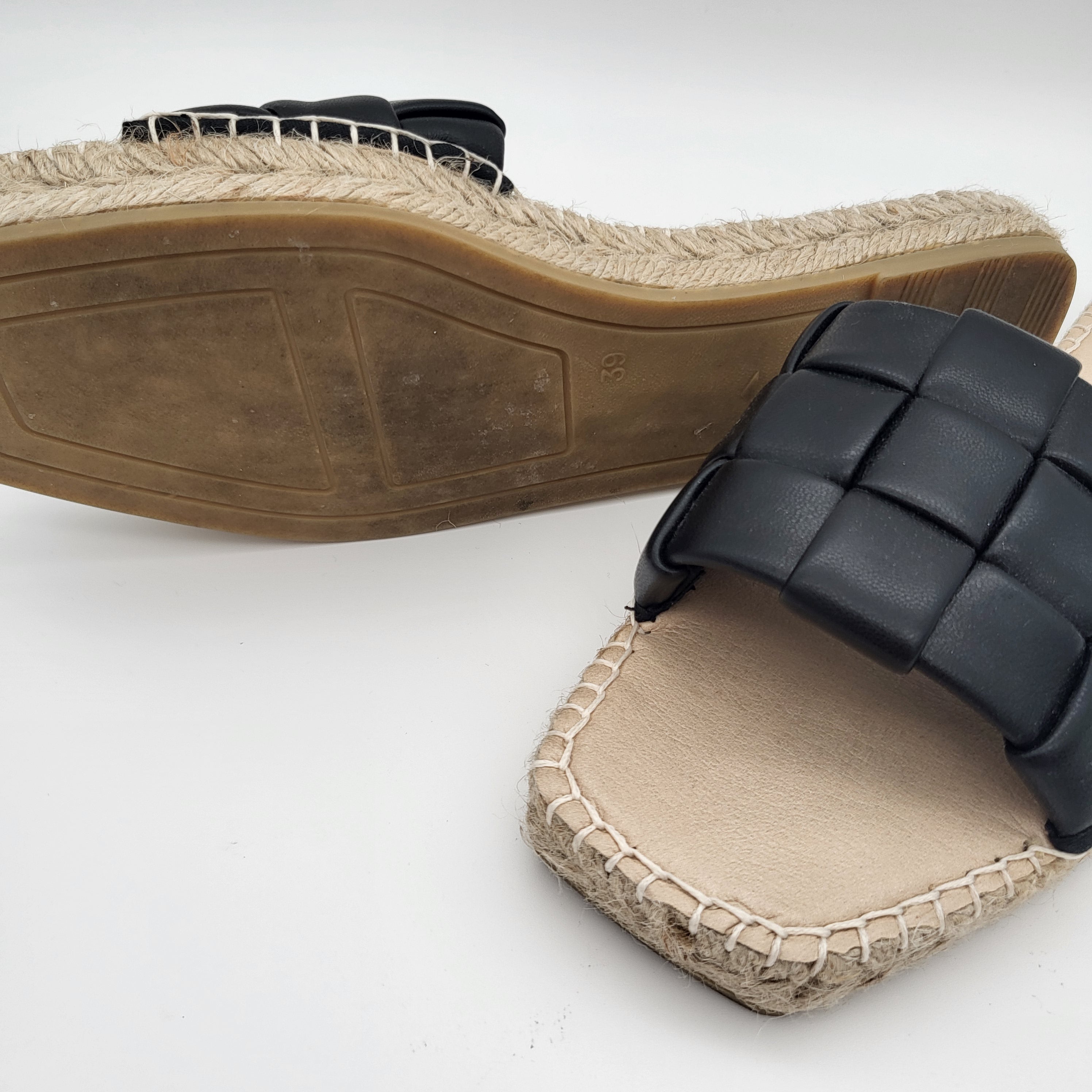 Espadrij l´originale Damen Sandalen "CARRE CHECK" - Dritte Wahl