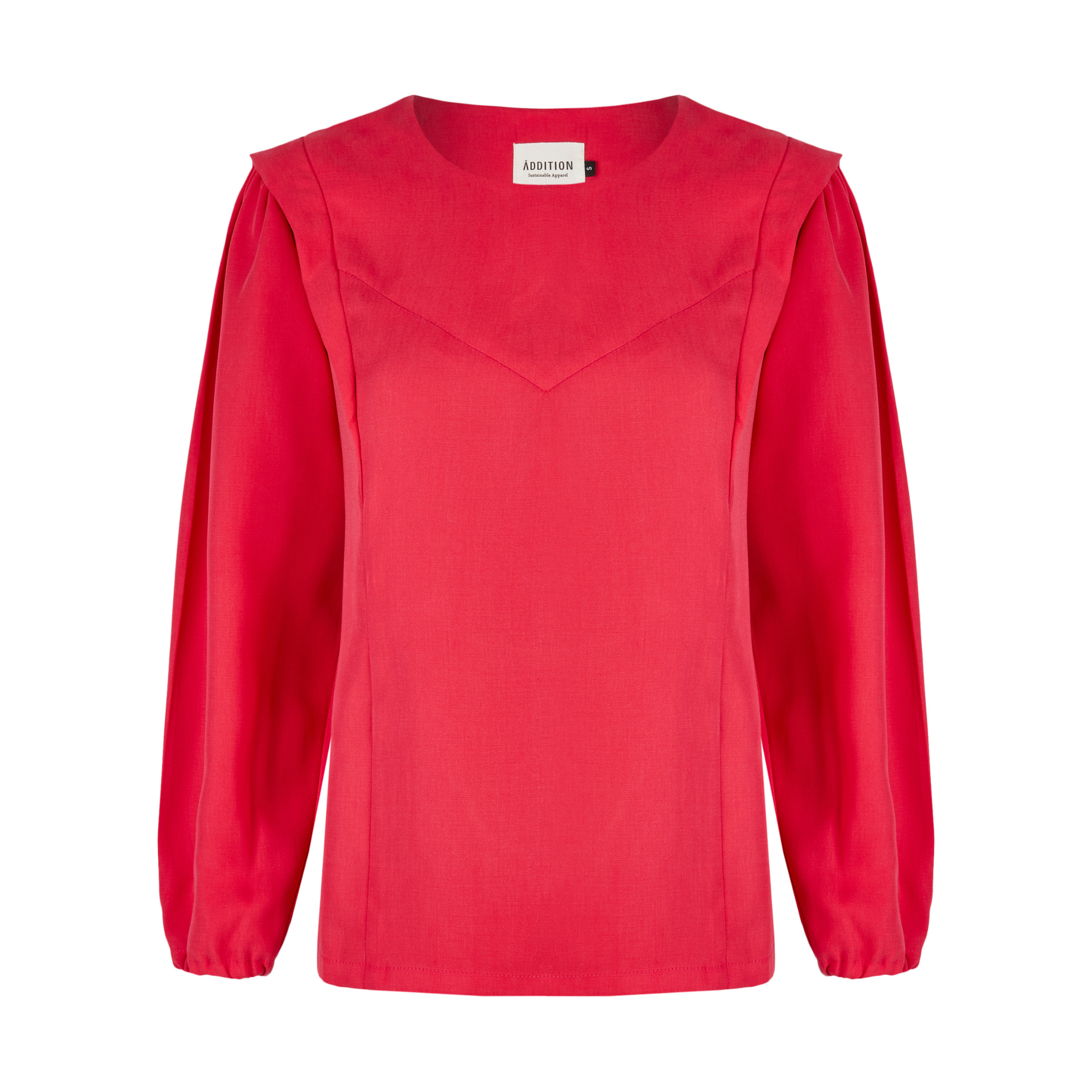 ADDITION Bluse "Voluminouse Blouse" Winterberry