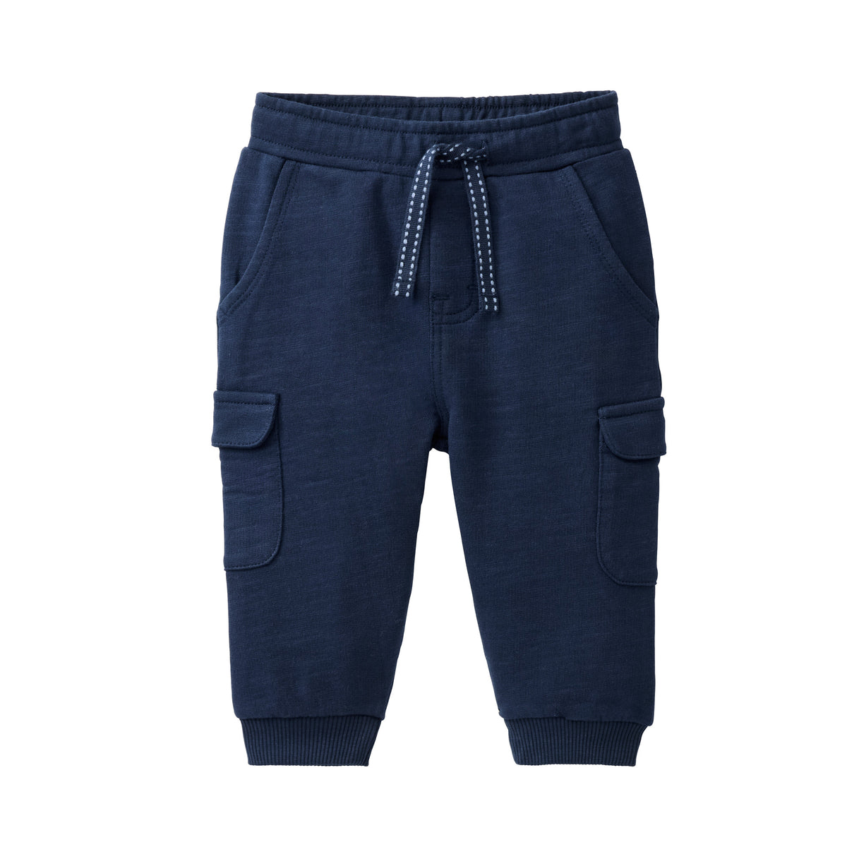 People Wear Organic Cargo-Sweat-Hose GOTS Dunkelblau