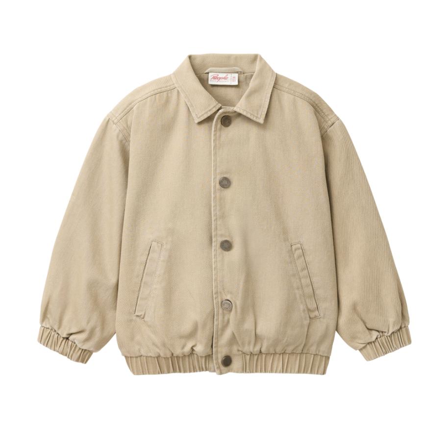 People Wear Organic Twill-Jacke GOTS Taupe