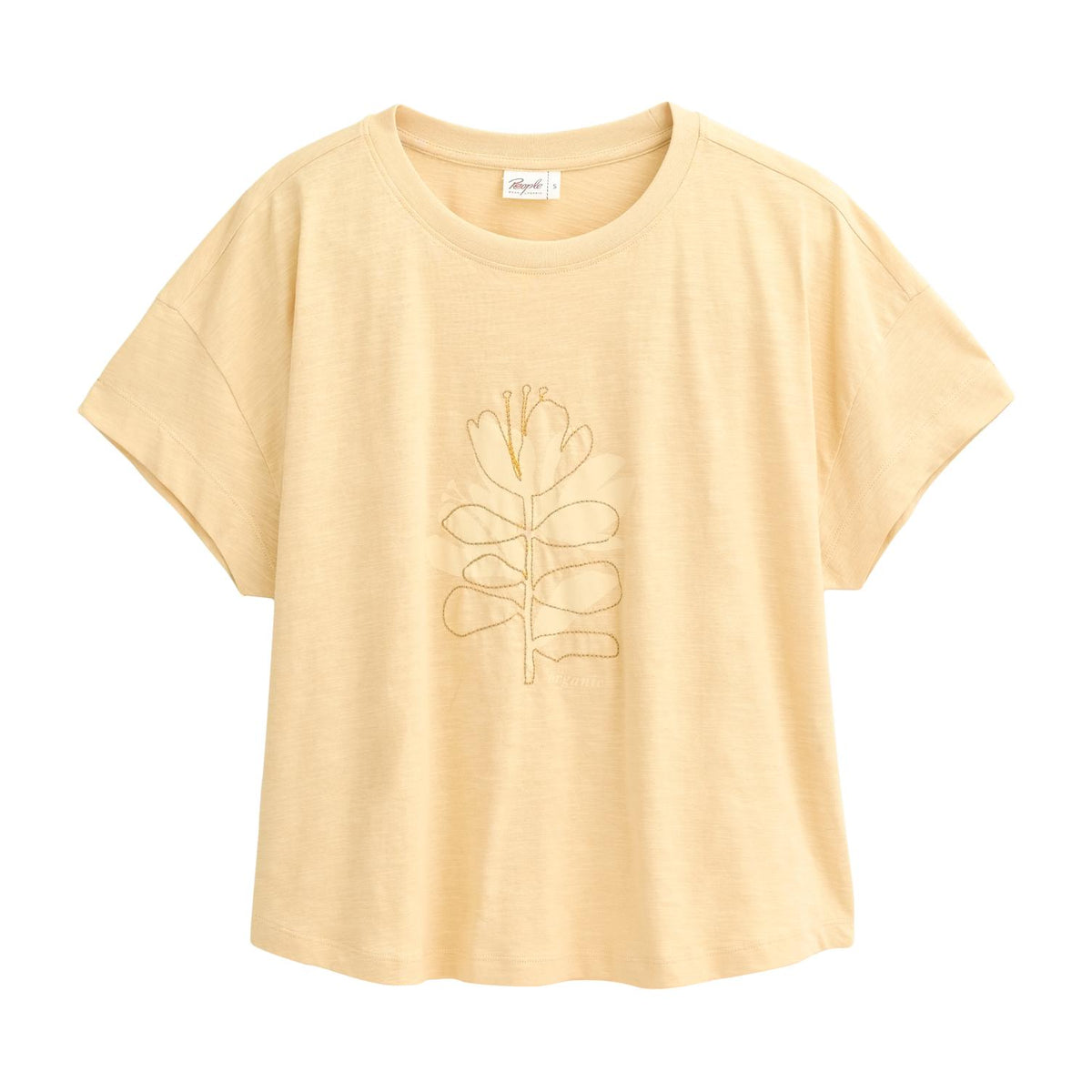 People Wear Organic Kurzarm-Shirt GOTS Marzipan