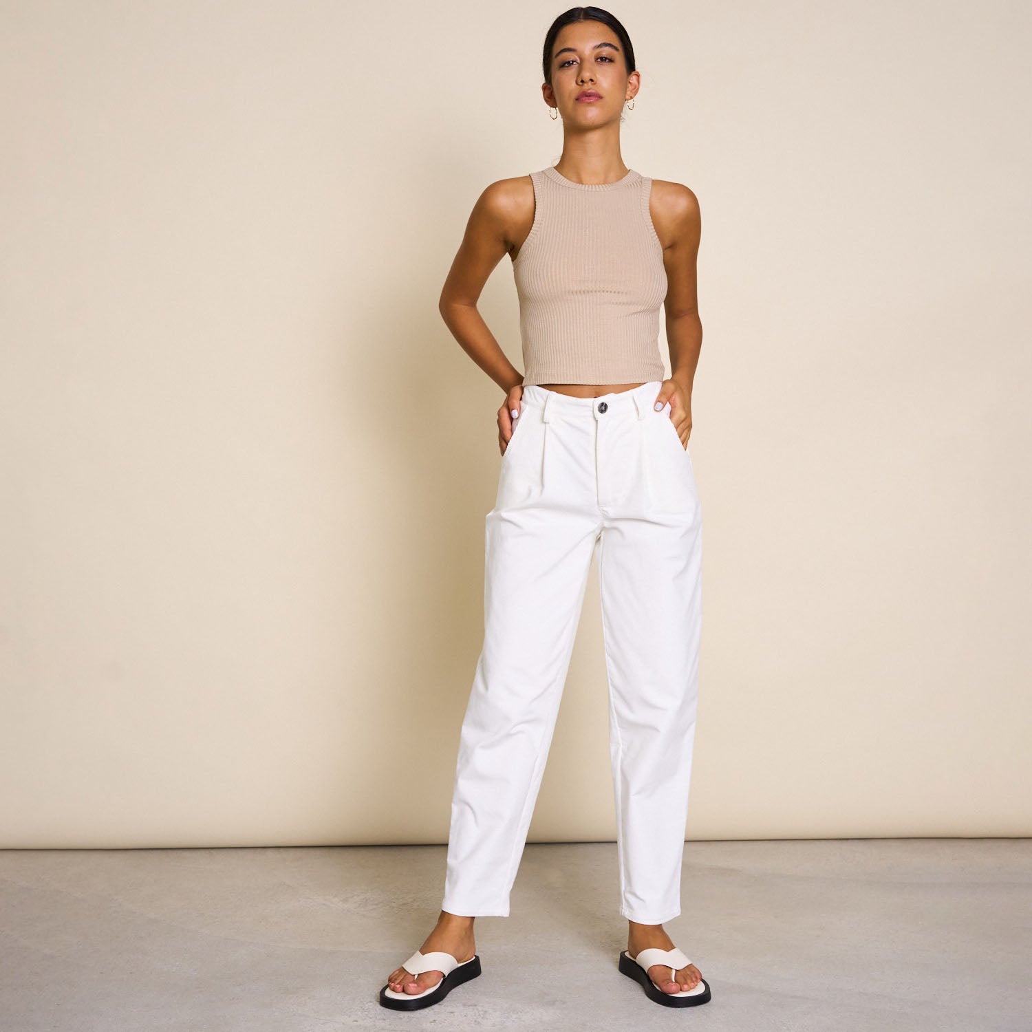 JAN N JUNE Hose "HEDDA" S Off-White
