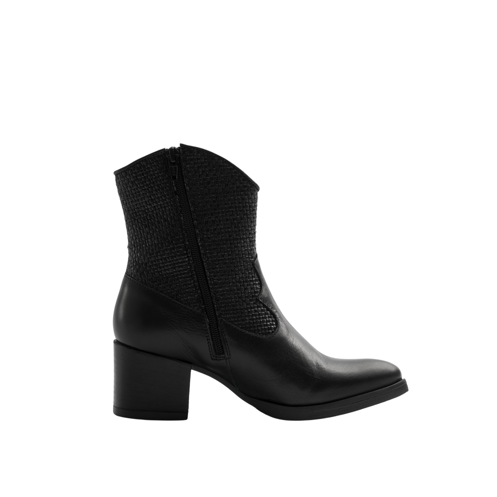 ADDITION Stiefel "Western pleated"