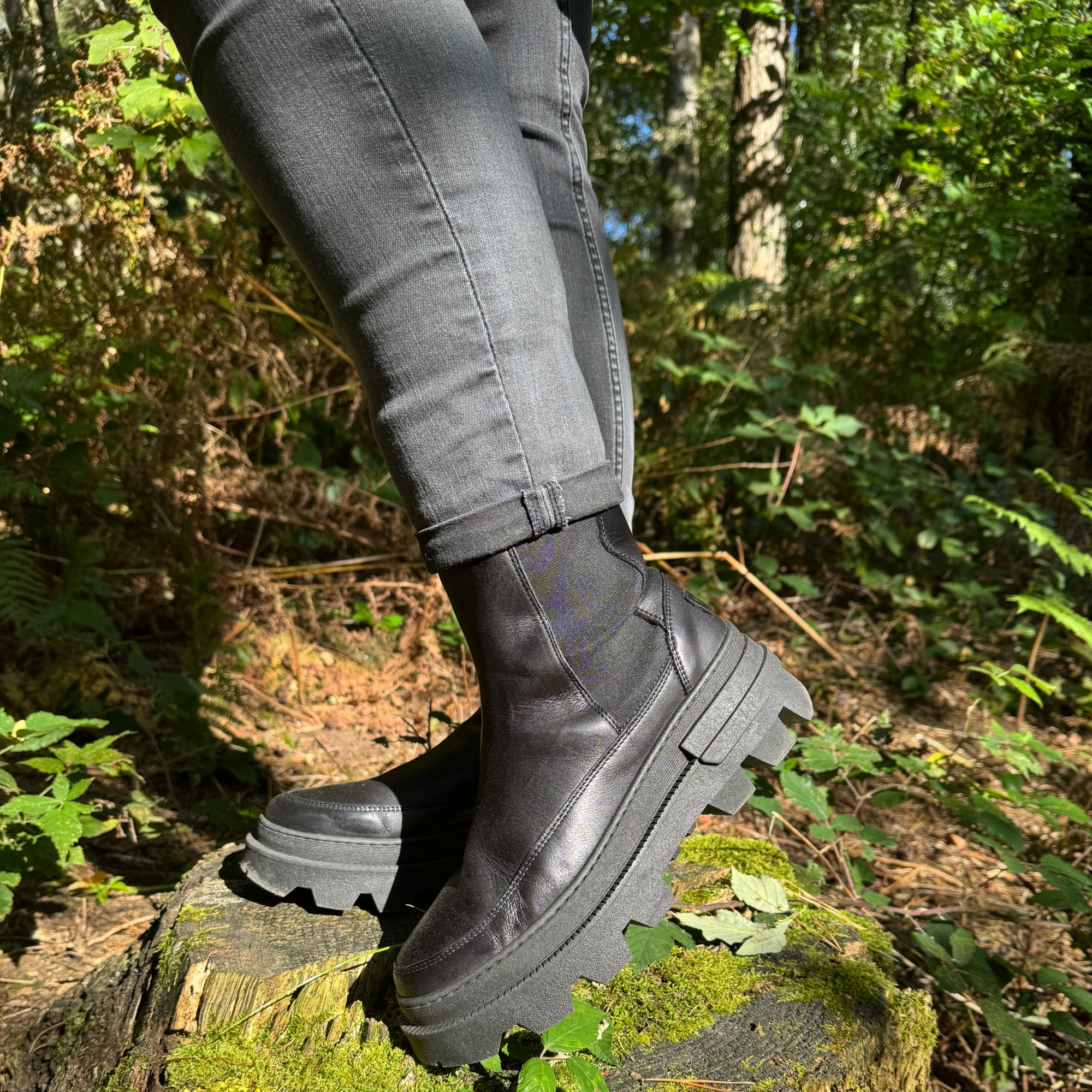 Espadrij l´originale "Chelsea Mid Boot Leather"
