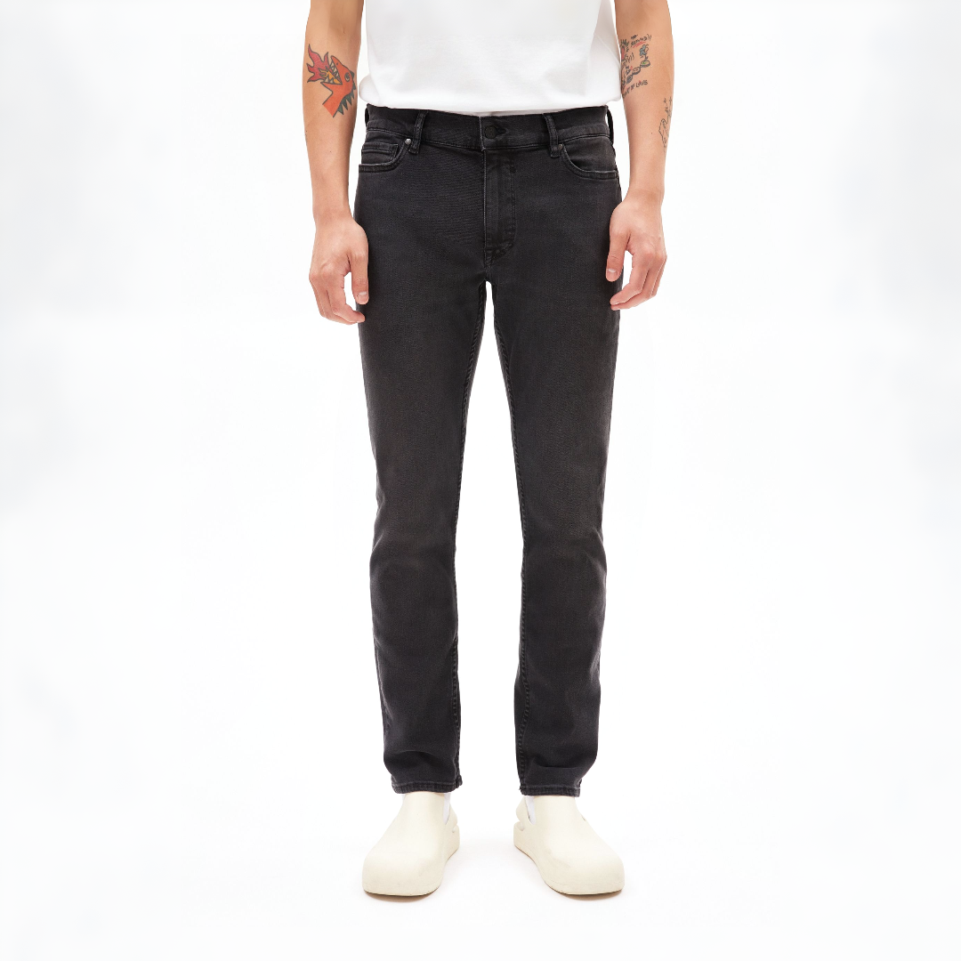 ARMEDANGELS Herren Slim Fit Jeans "IAAN X STRETCH" - black washed