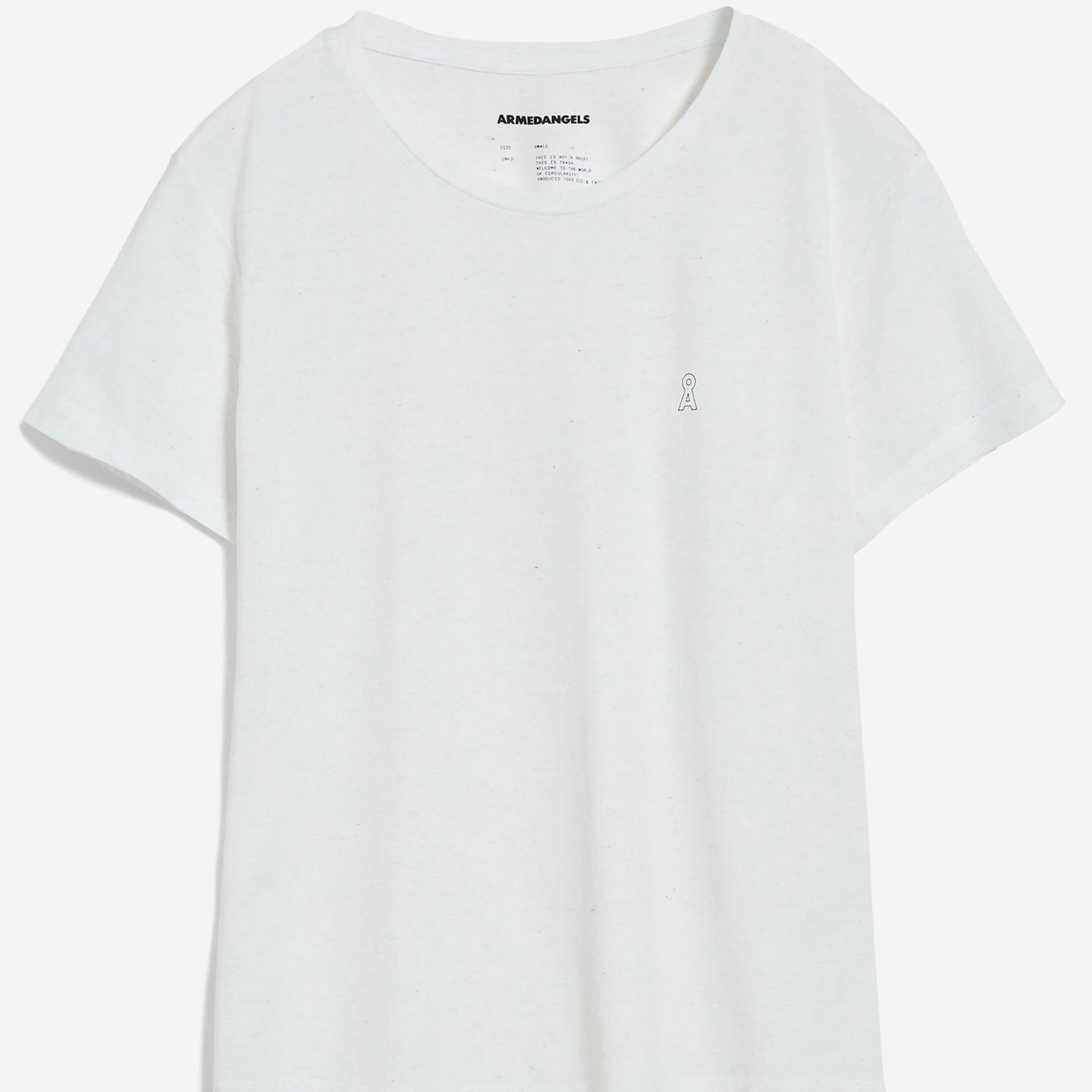 ARMEDANGELS T-Shirt "DEAAH ICONIC" Used White