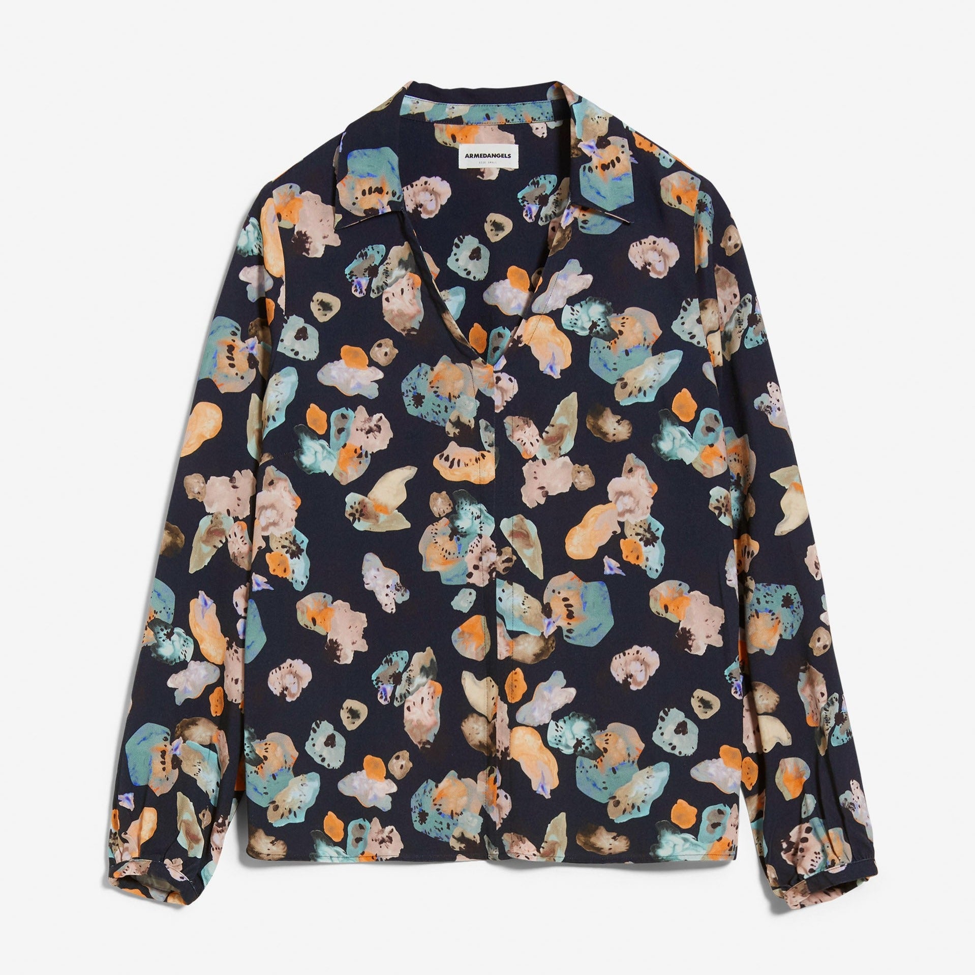 ARMEDANGELS Bluse "MIUNAA LAYERED" Night Sky