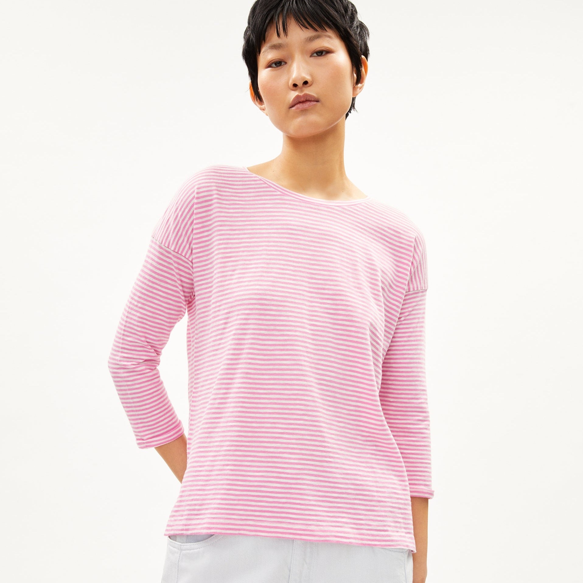 ARMEDANGELS Longsleeve "SIANAA LOVELY STRIPES"