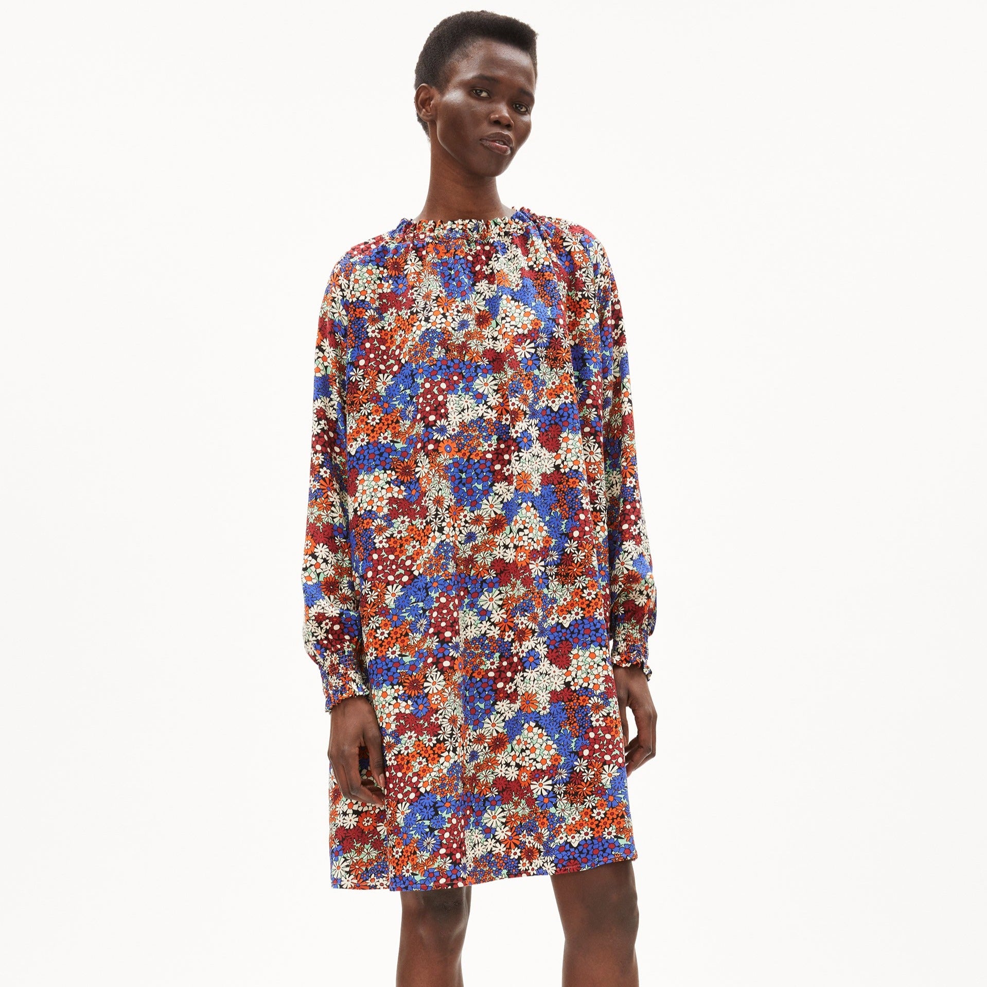 ARMEDANGELS Webkleid "MAALAI MARSH FLORAL"