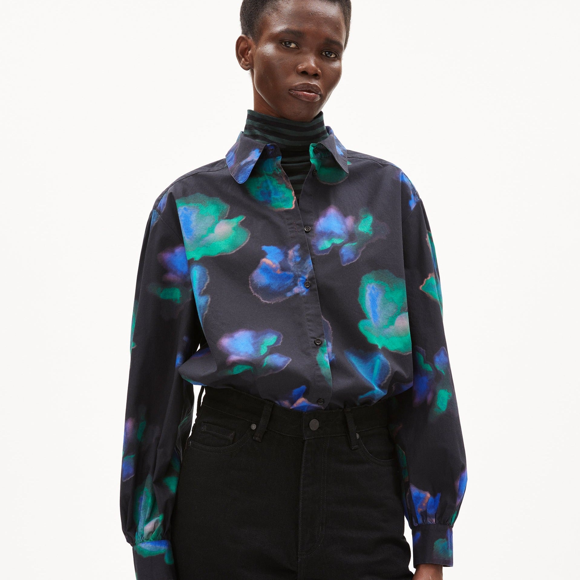 ARMEDANGELS Bluse "BAAJI GLITCH FLORAL"