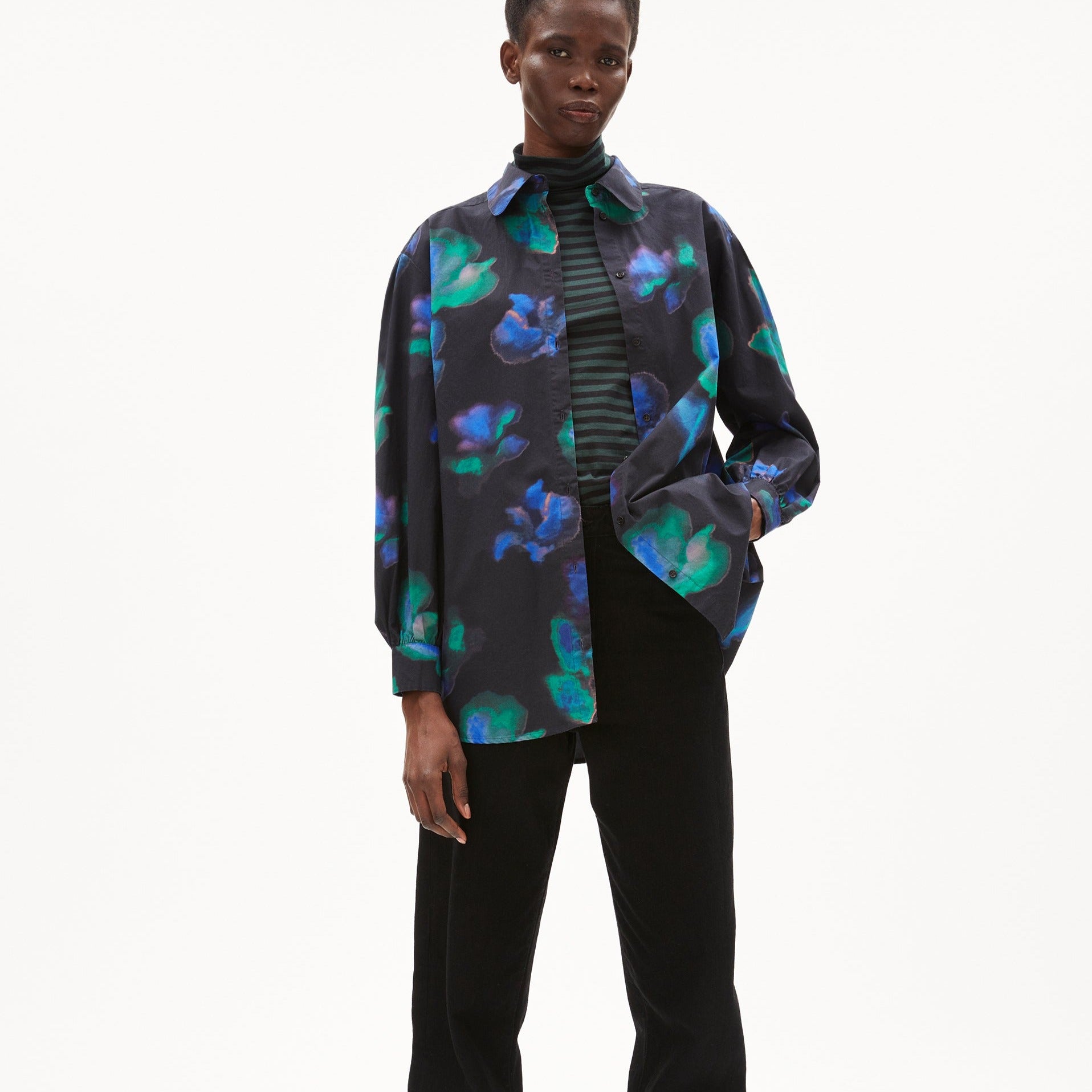 ARMEDANGELS Bluse "BAAJI GLITCH FLORAL"