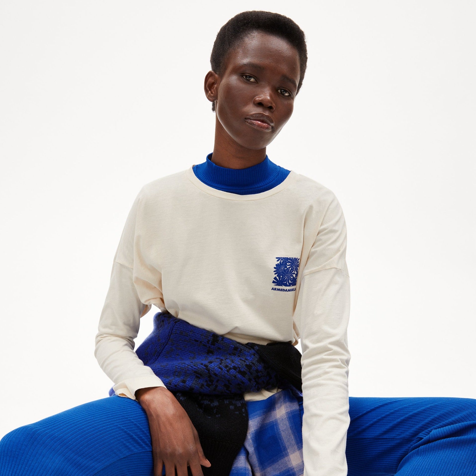 ARMEDANGELS Longsleeve "OLAA FLORAL"