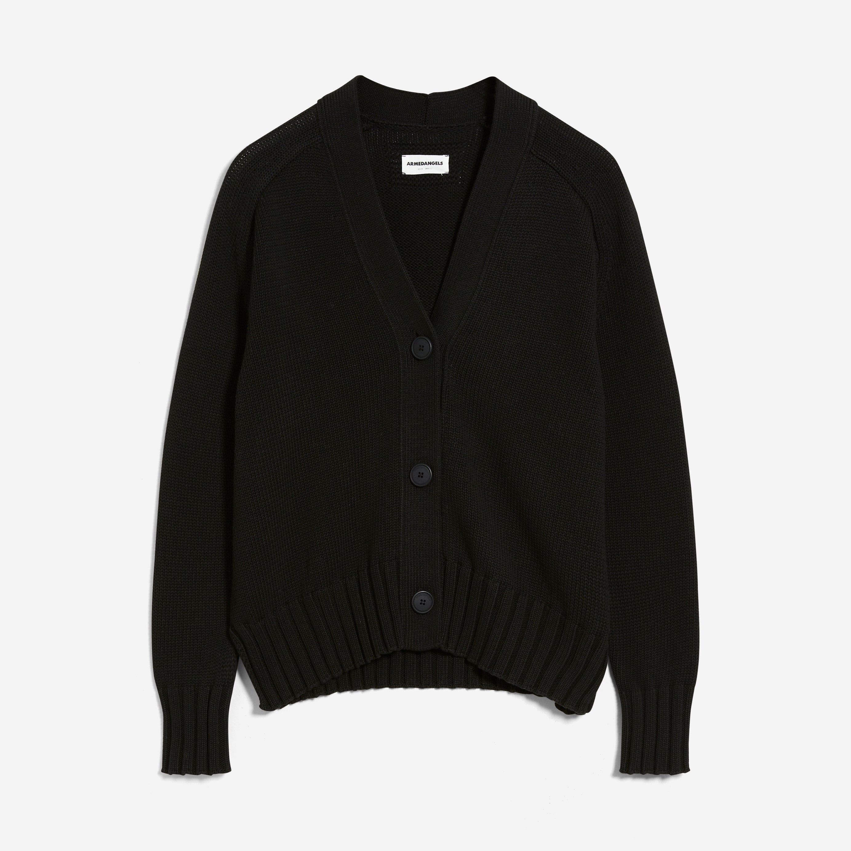 ARMEDANGELS Cardigan "ENKAAR COMPACT" Black