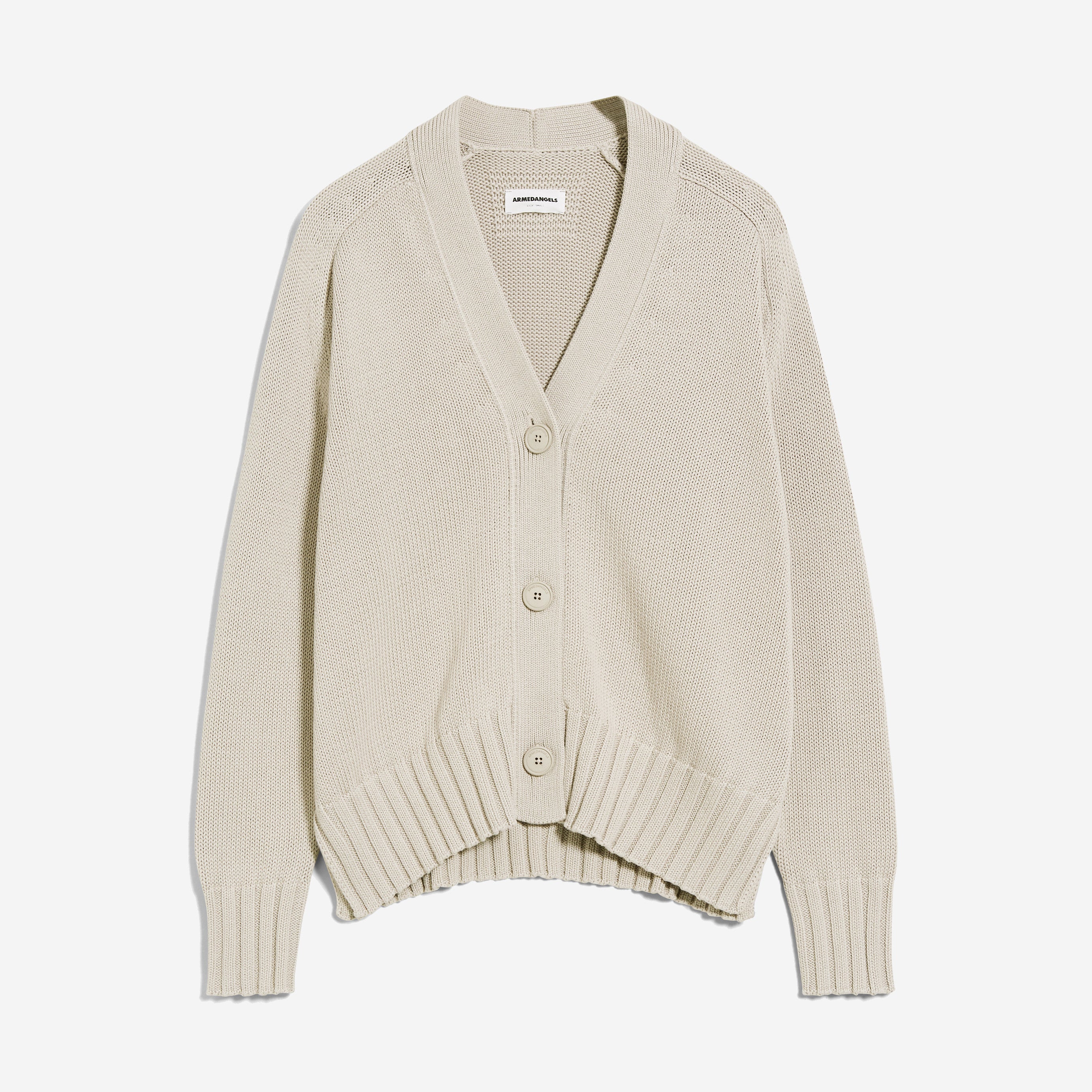 ARMEDANGELS Cardigan "ENKAAR COMPACT" Light Desert