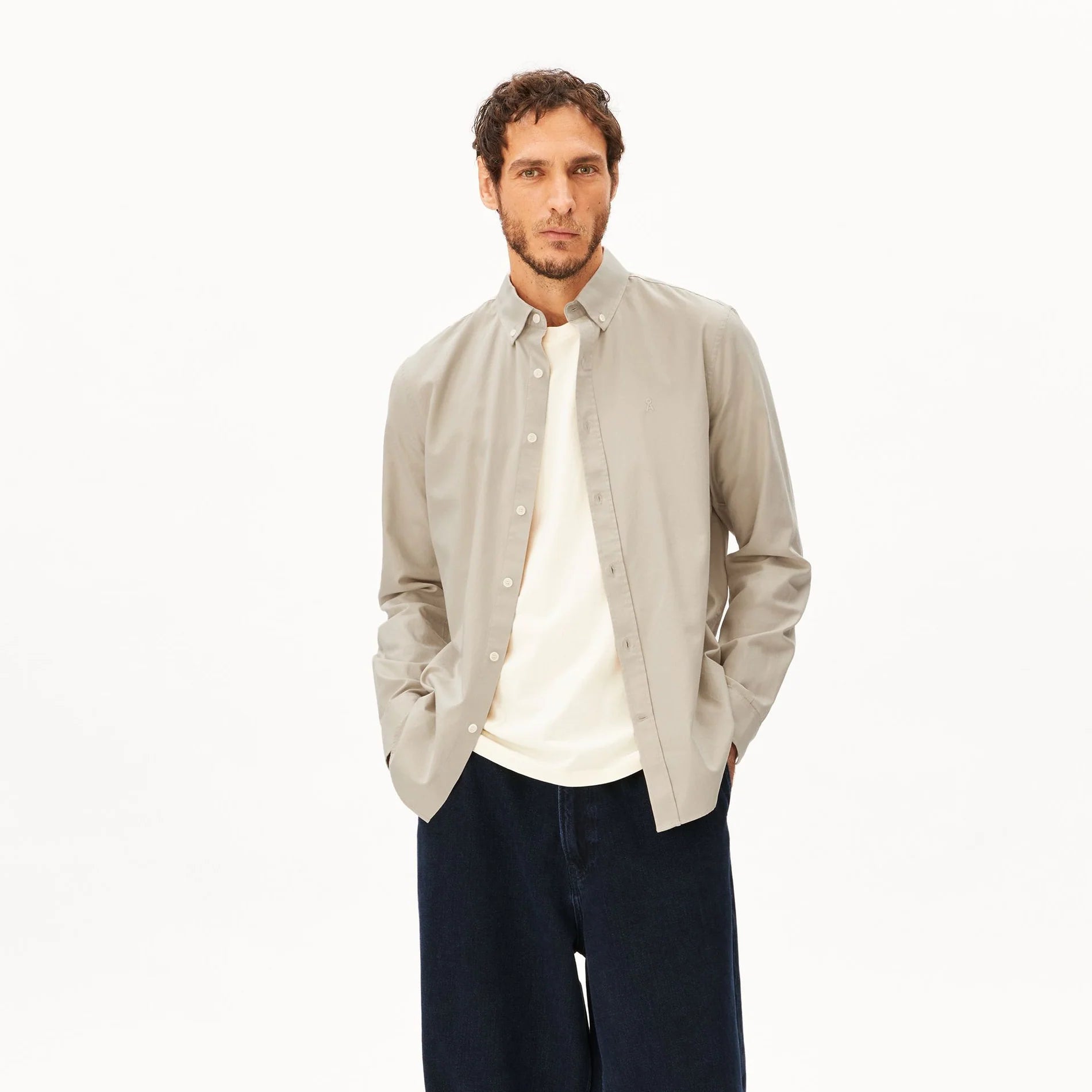 ARMEDANGELS Men's Casual Long Sleeve Shirt "QUAASA"