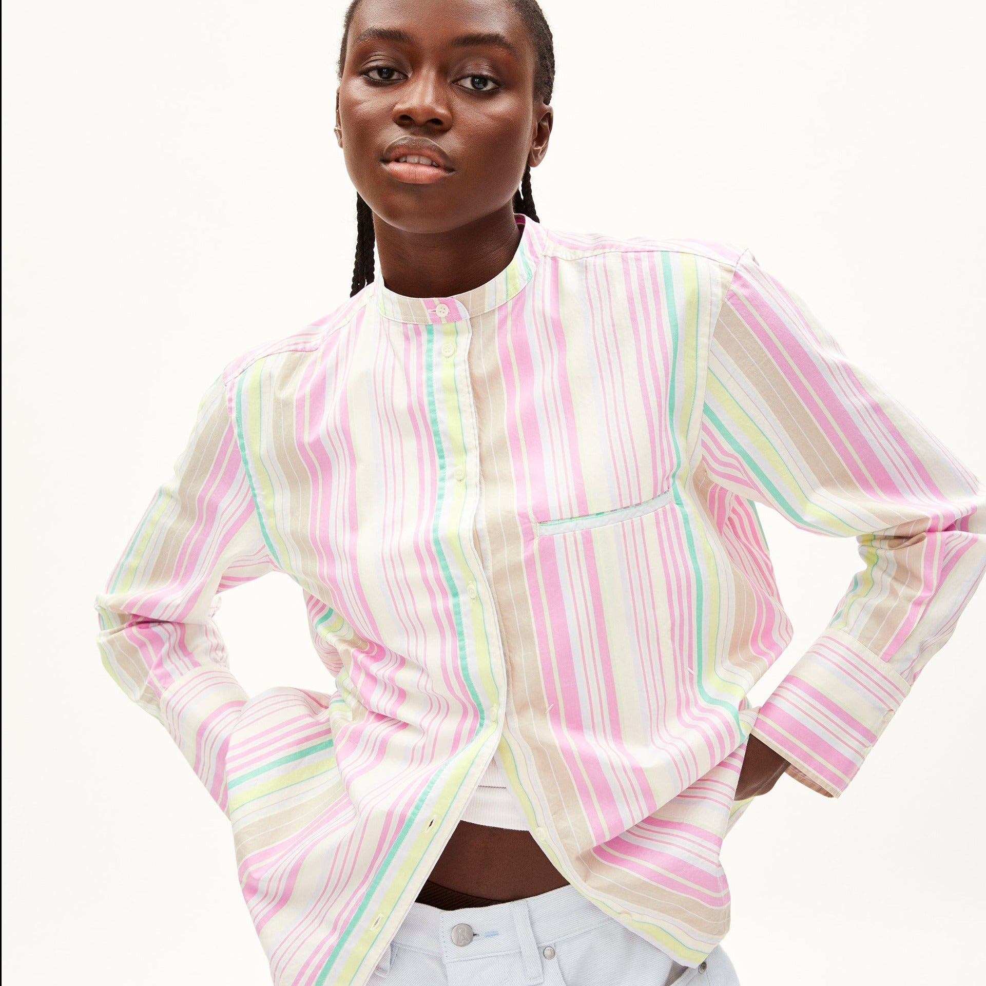 ARMEDANGELS Bluse "SENNAAMA STRIPES"