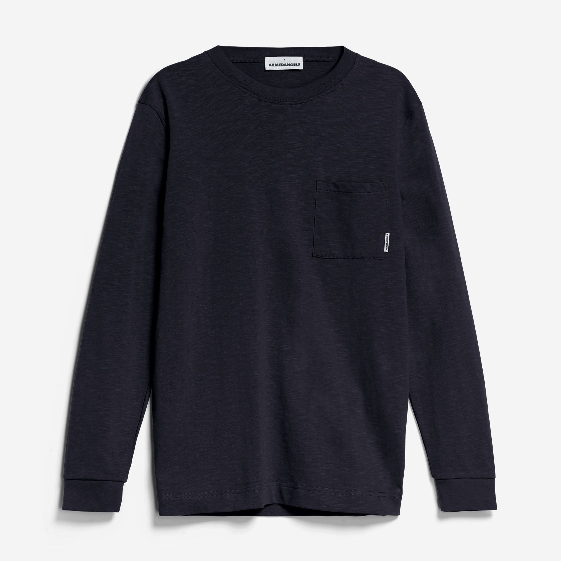 ARMEDANGELS Longsleeve "BAAZO FLAMÉ" Night Sky